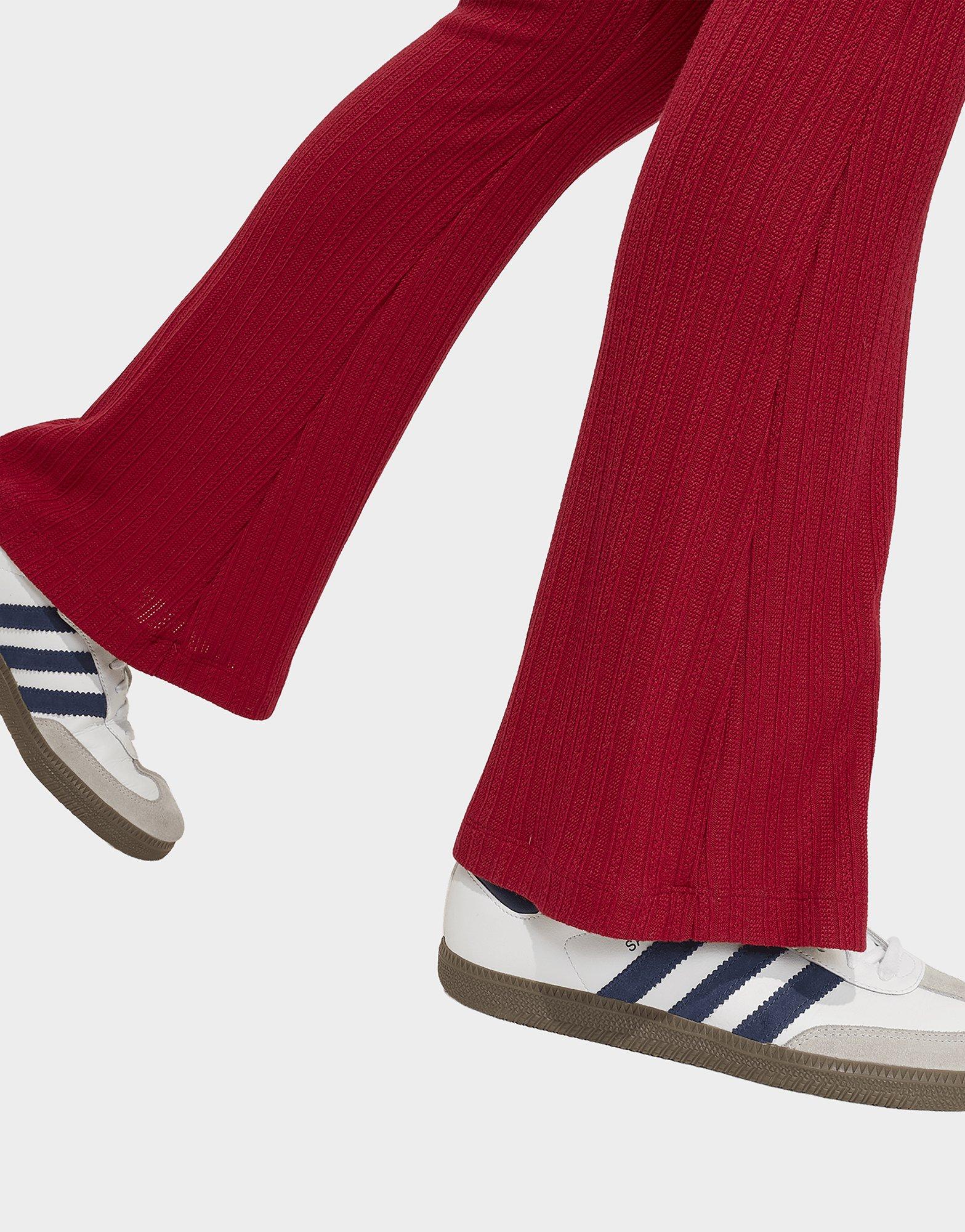 adidas Strick-leggings, Schmal Geschnitten, Rüschen