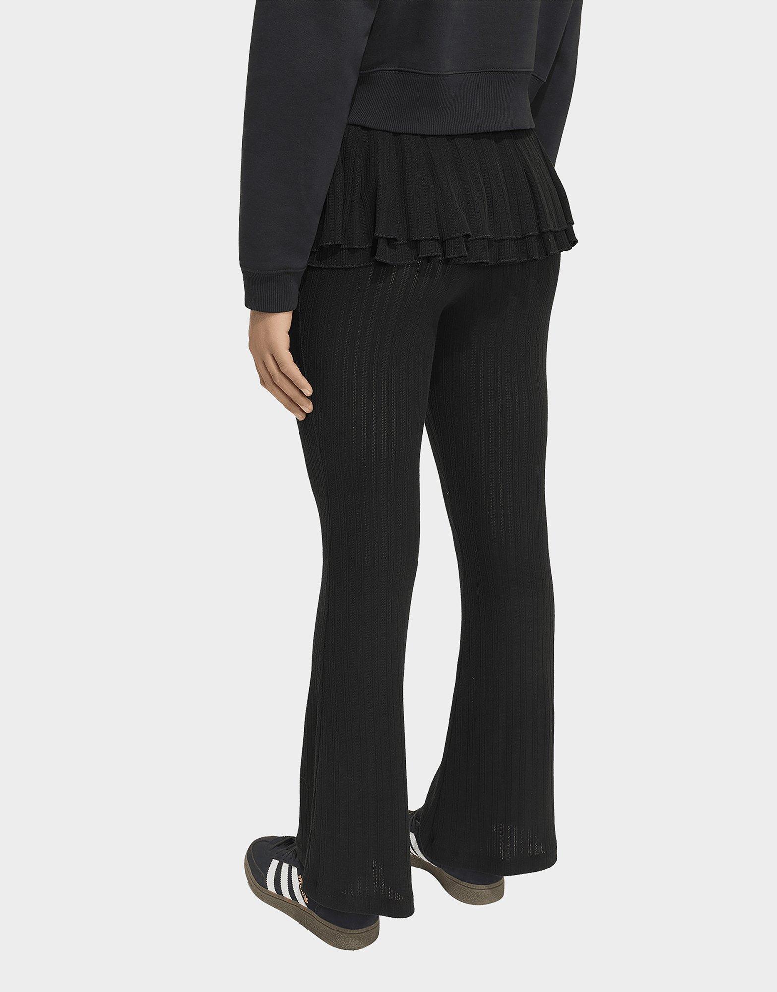adidas Strick-leggings, Schmal Geschnitten, Rüschen