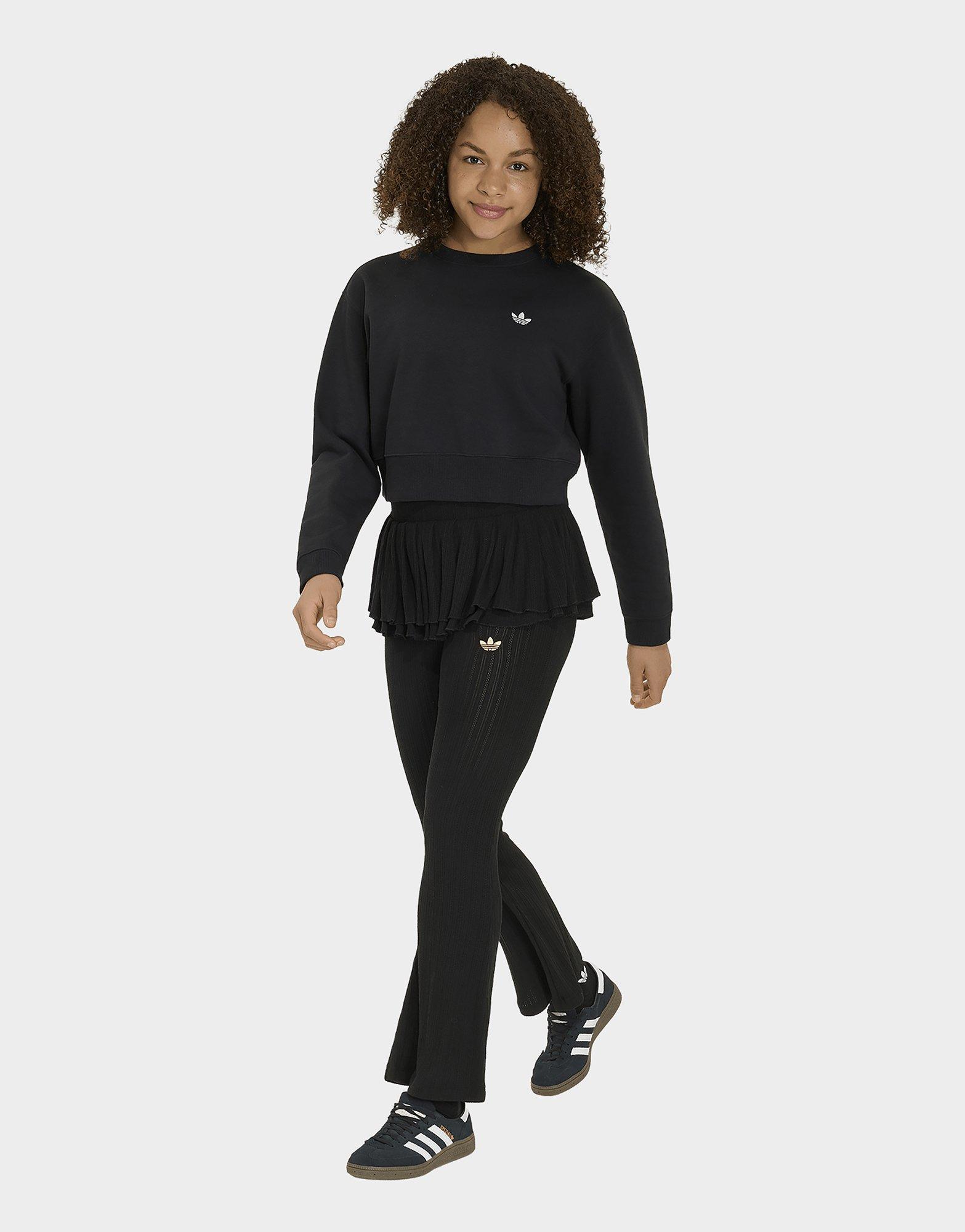 adidas Strick-leggings, Schmal Geschnitten, Rüschen