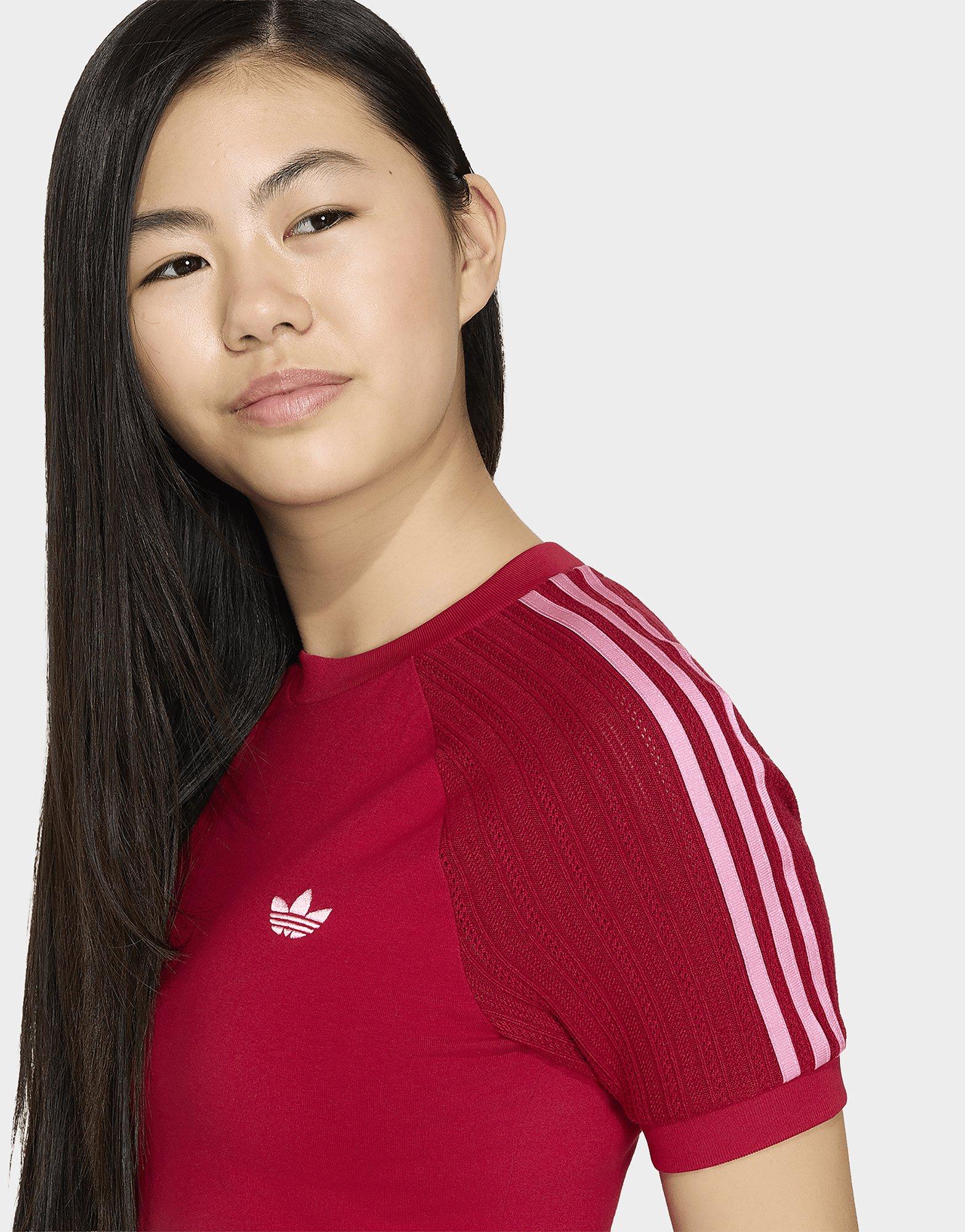 adidas T-shirt Maille Slim 3 Bandes