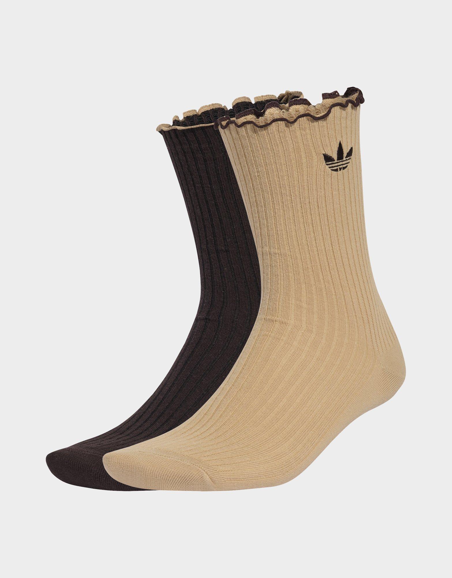 adidas Ruffle Crew Socks 2 Pairs