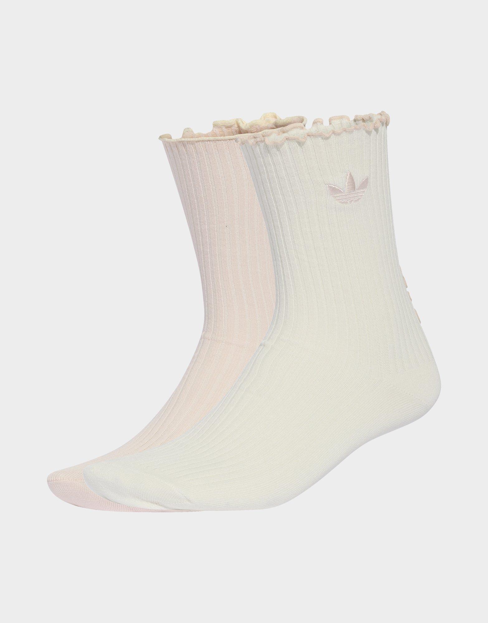 adidas Ruffle Crew Socks 2 Pairs
