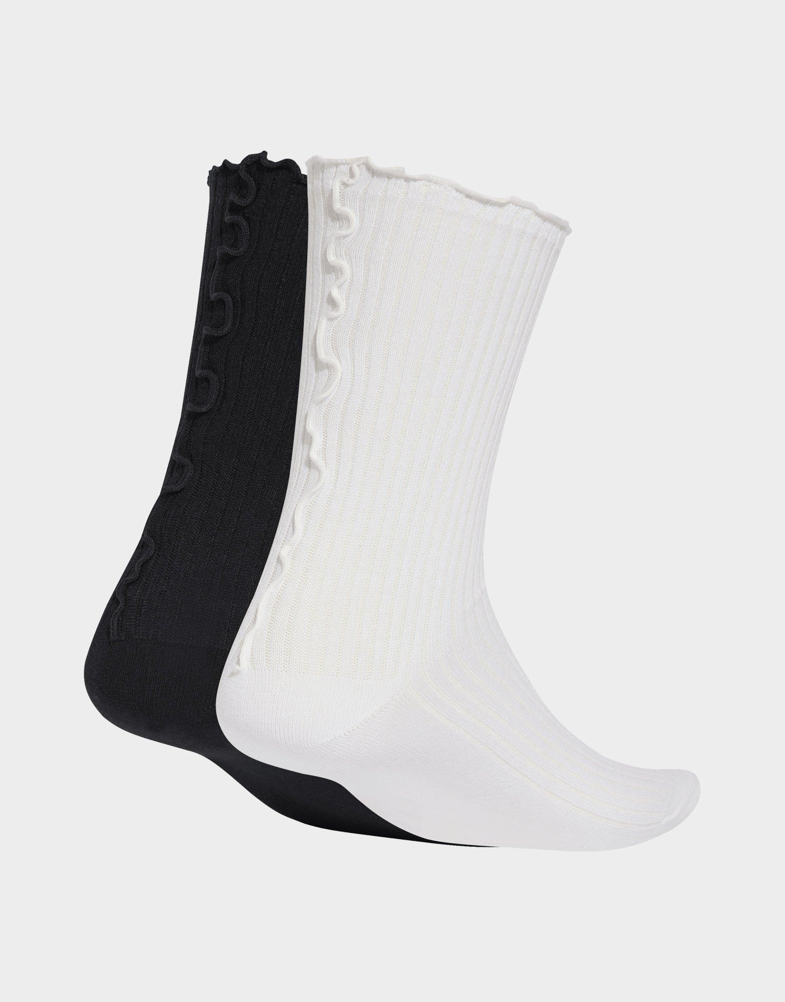 adidas Ruffle Crew Socks 2 Pairs