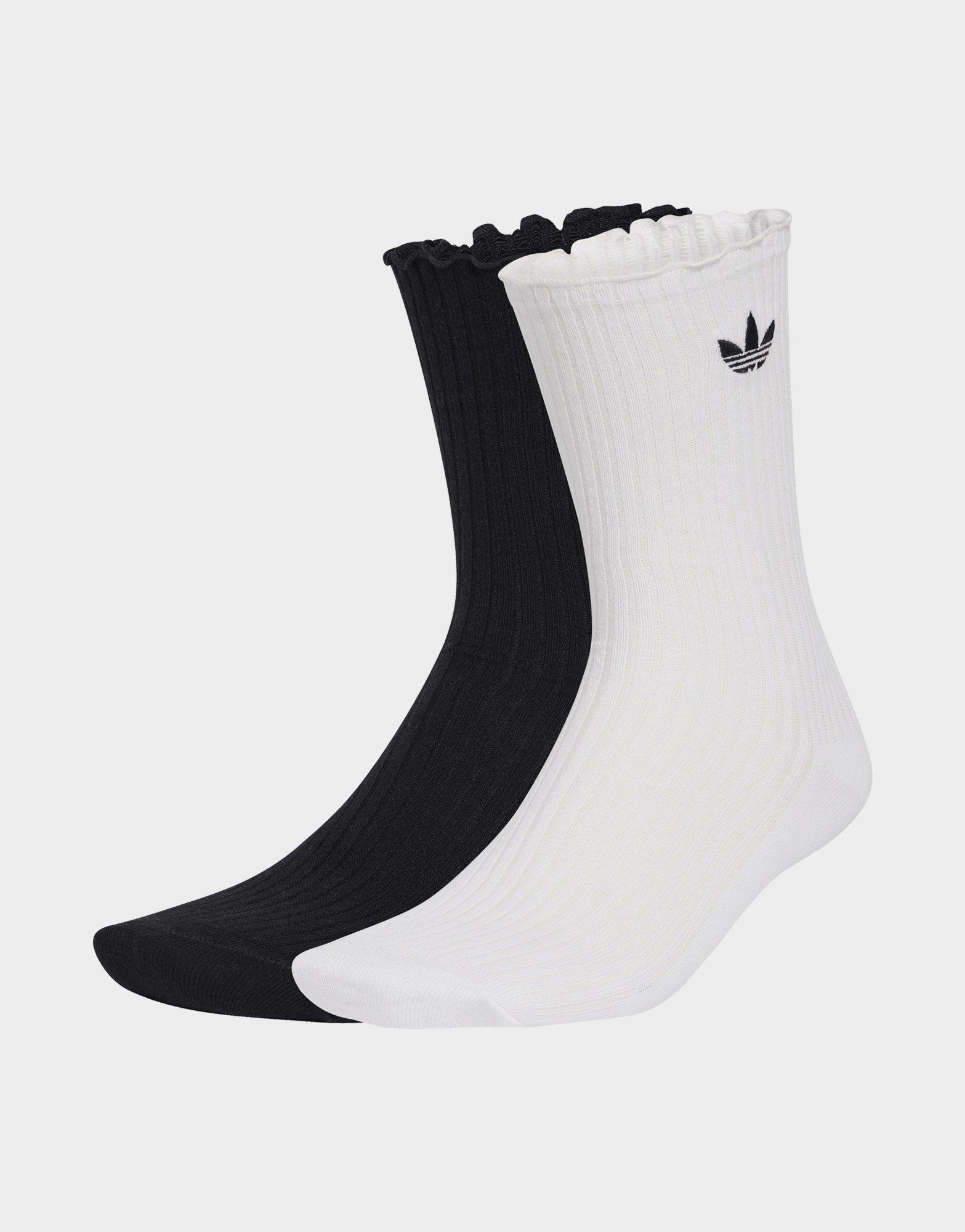 adidas Ruffle Crew Socks 2 Pairs