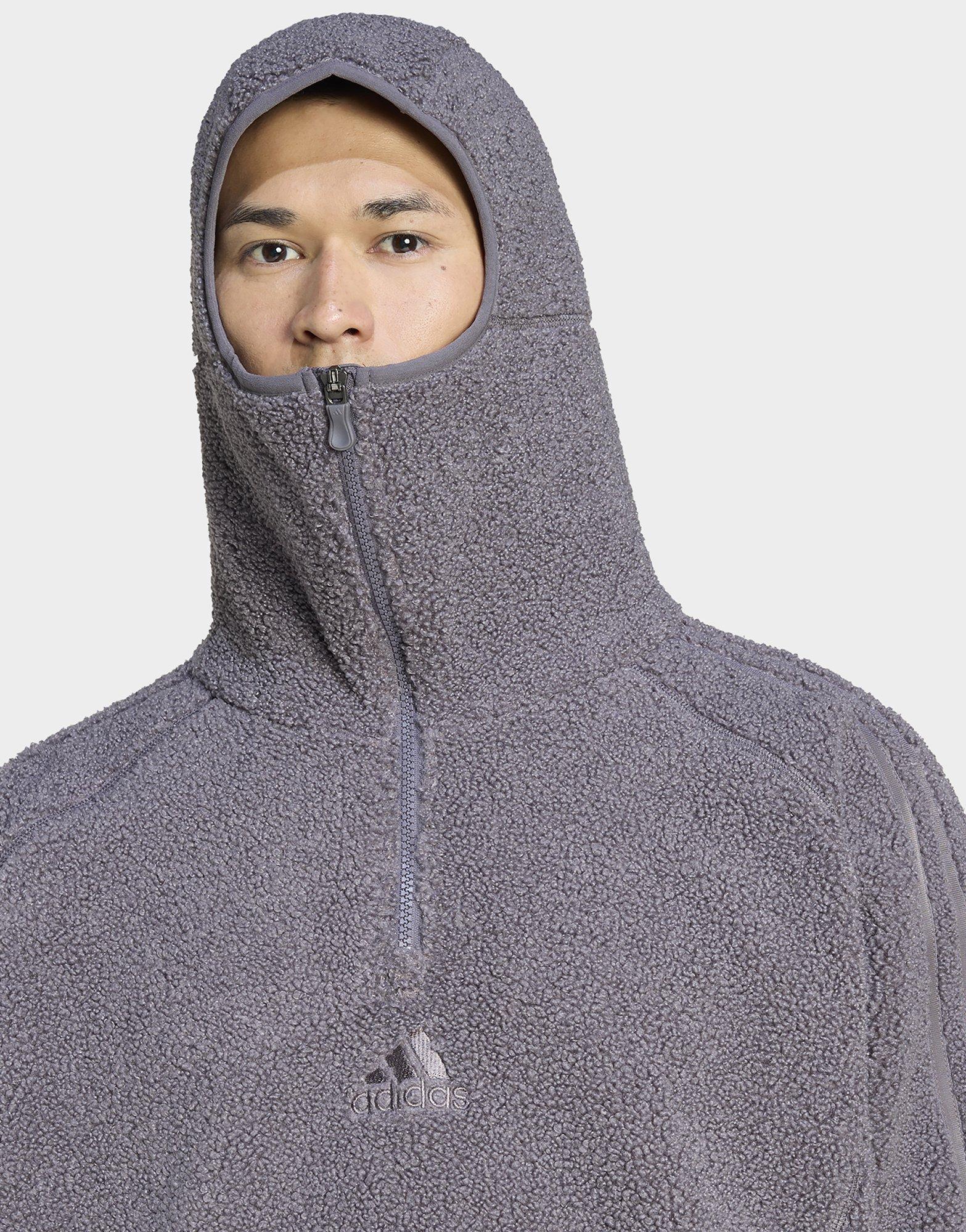 adidas BORG FLEECE TEAMGEIST HOODIE MET KORTE RITS