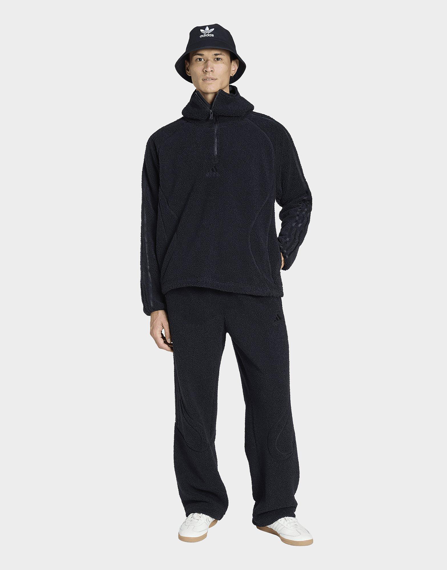 adidas BORG FLEECE TEAMGEIST HOODIE MET KORTE RITS