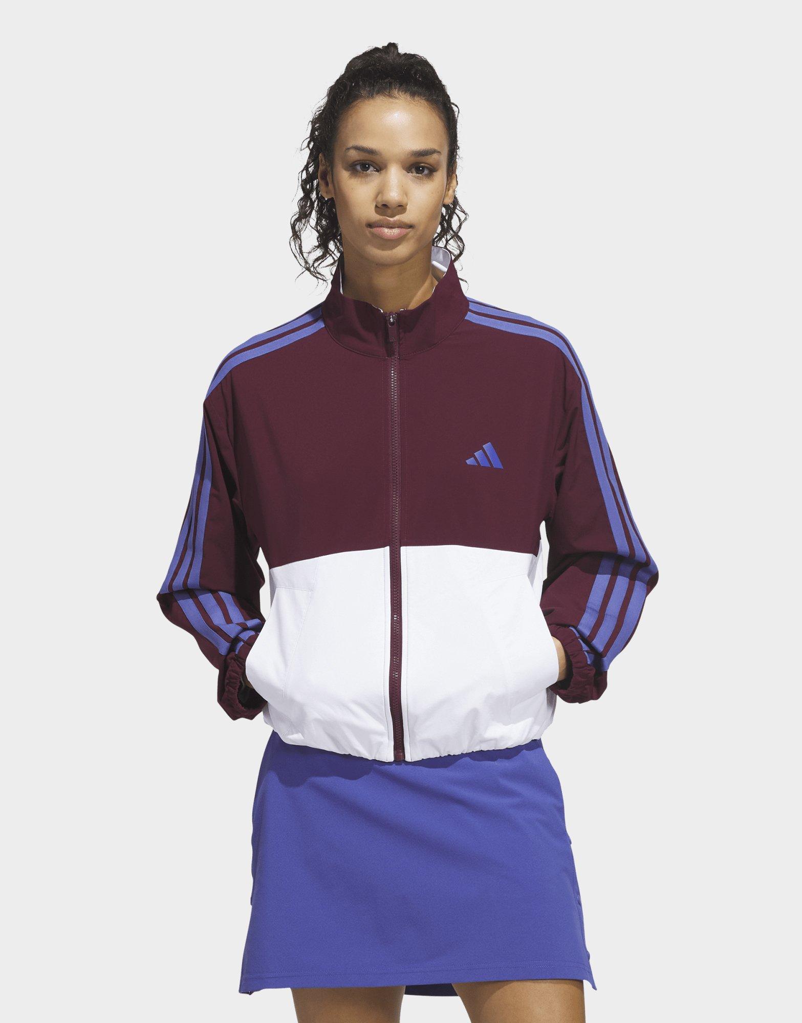 adidas Giacca Beyond The Course Color Block In Tessuto Twistweave Con Zip Integrale