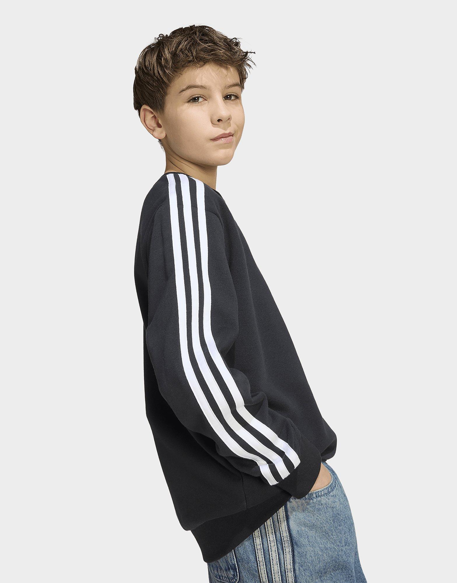 adidas Sweat-shirt 3 Bandes Loose Crew
