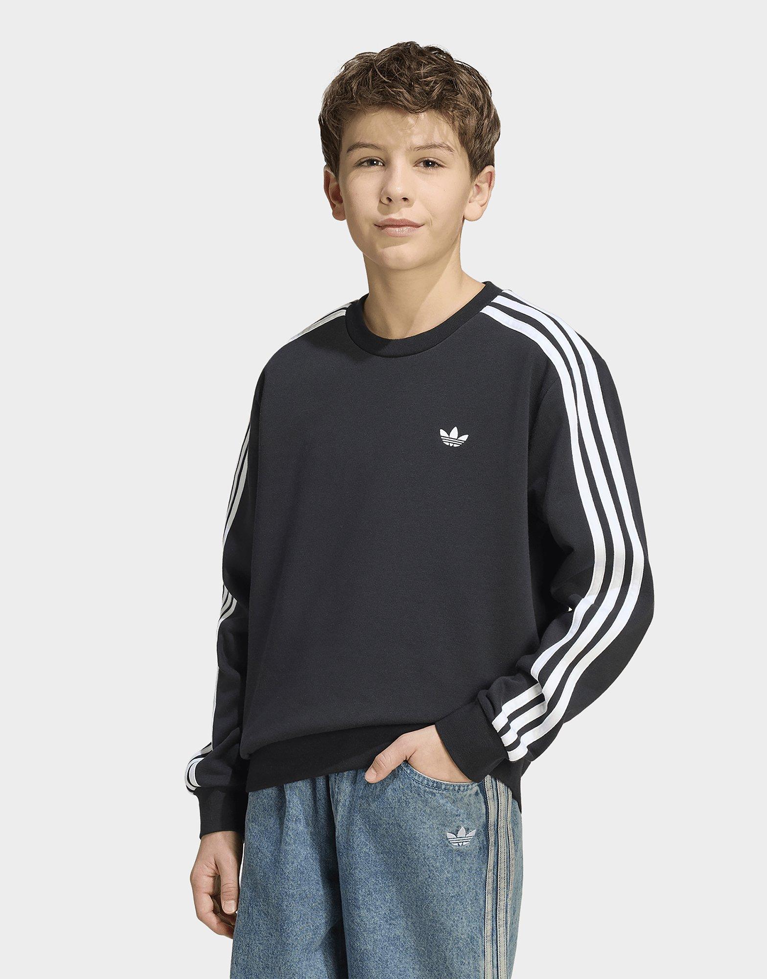 adidas 3-STRIPES LOOSE CREW Sweatshirt