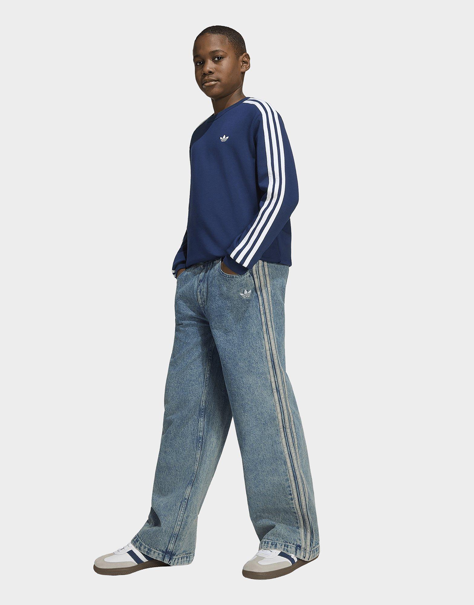 adidas Sweat-shirt 3 Bandes Loose Crew