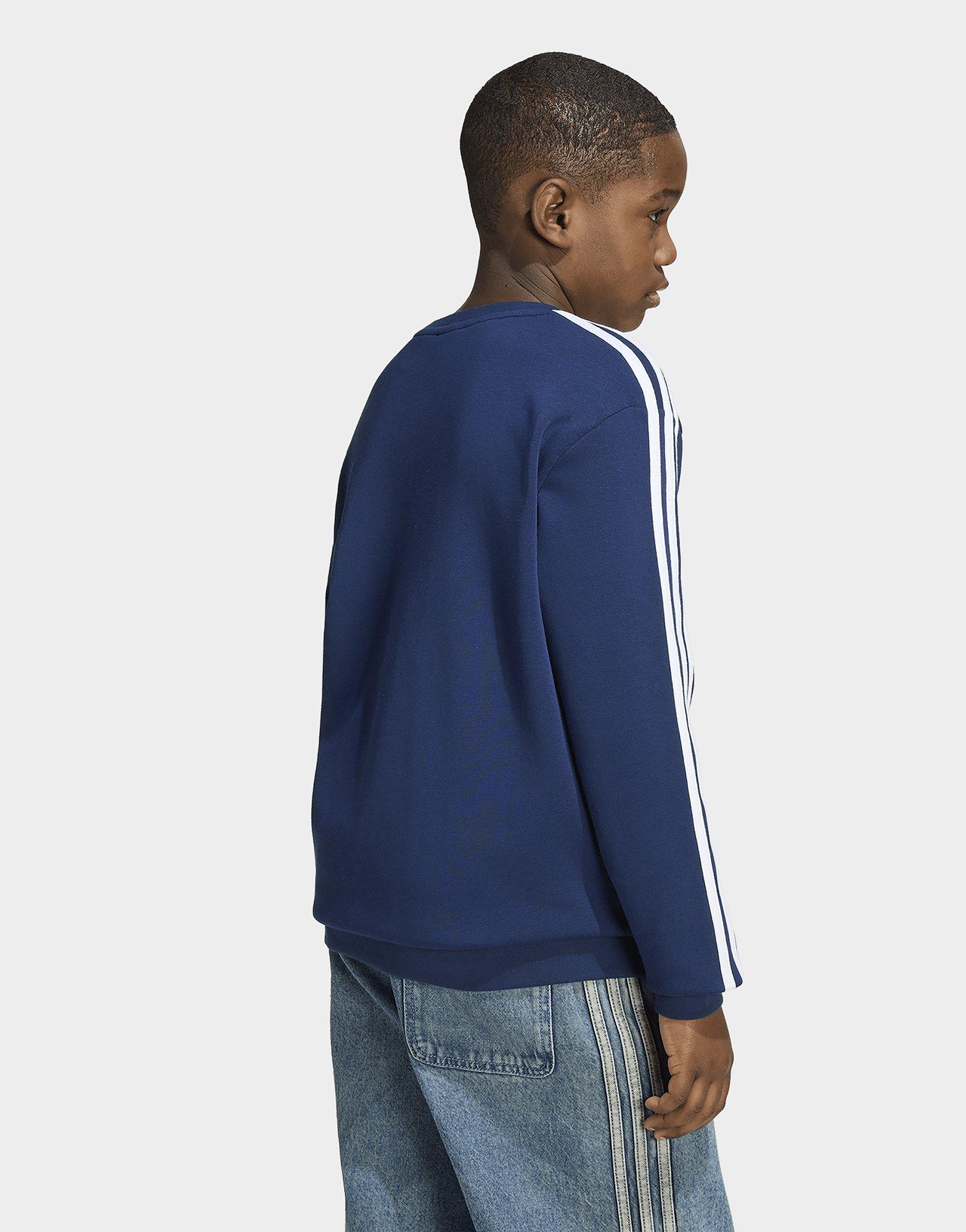 adidas Sweat-shirt 3 Bandes Loose Crew