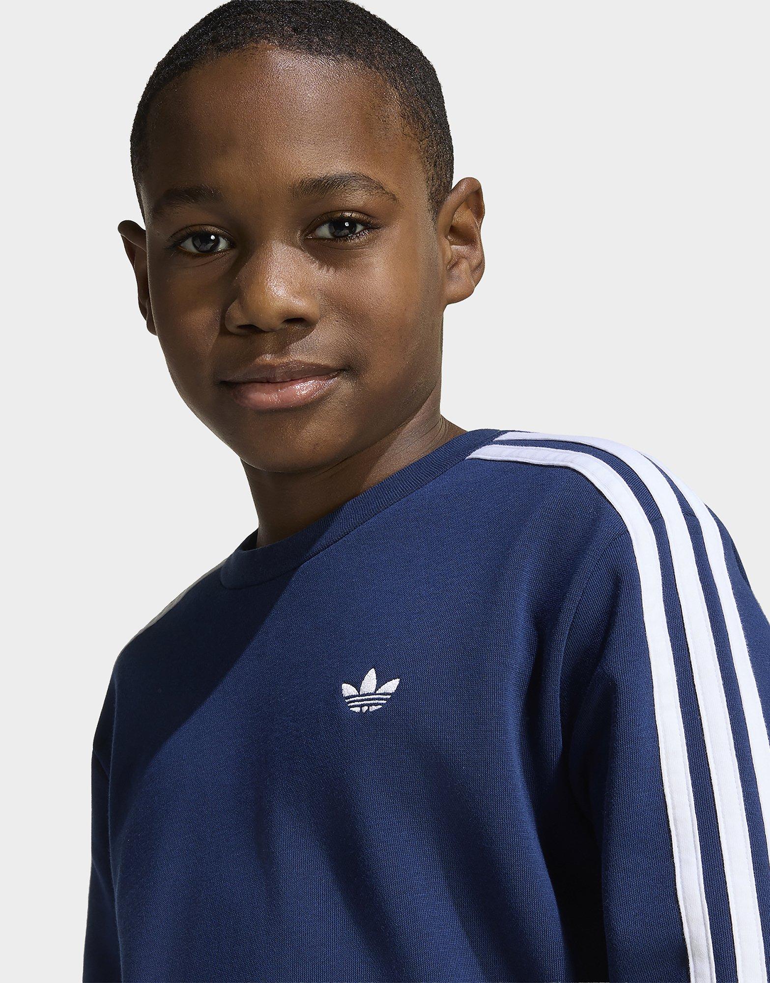 adidas Sweat-shirt 3 Bandes Loose Crew