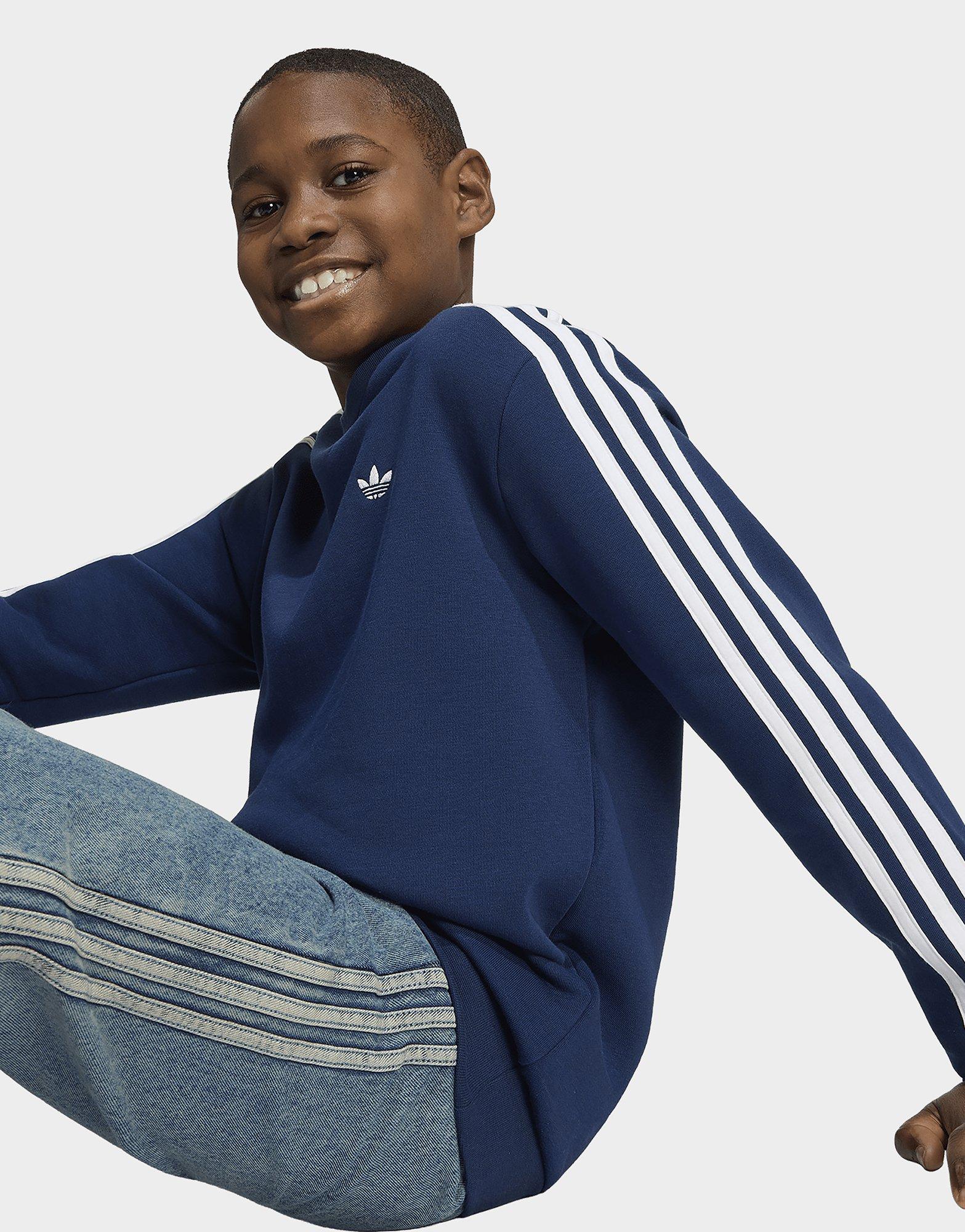 adidas Sweat-shirt 3 Bandes Loose Crew