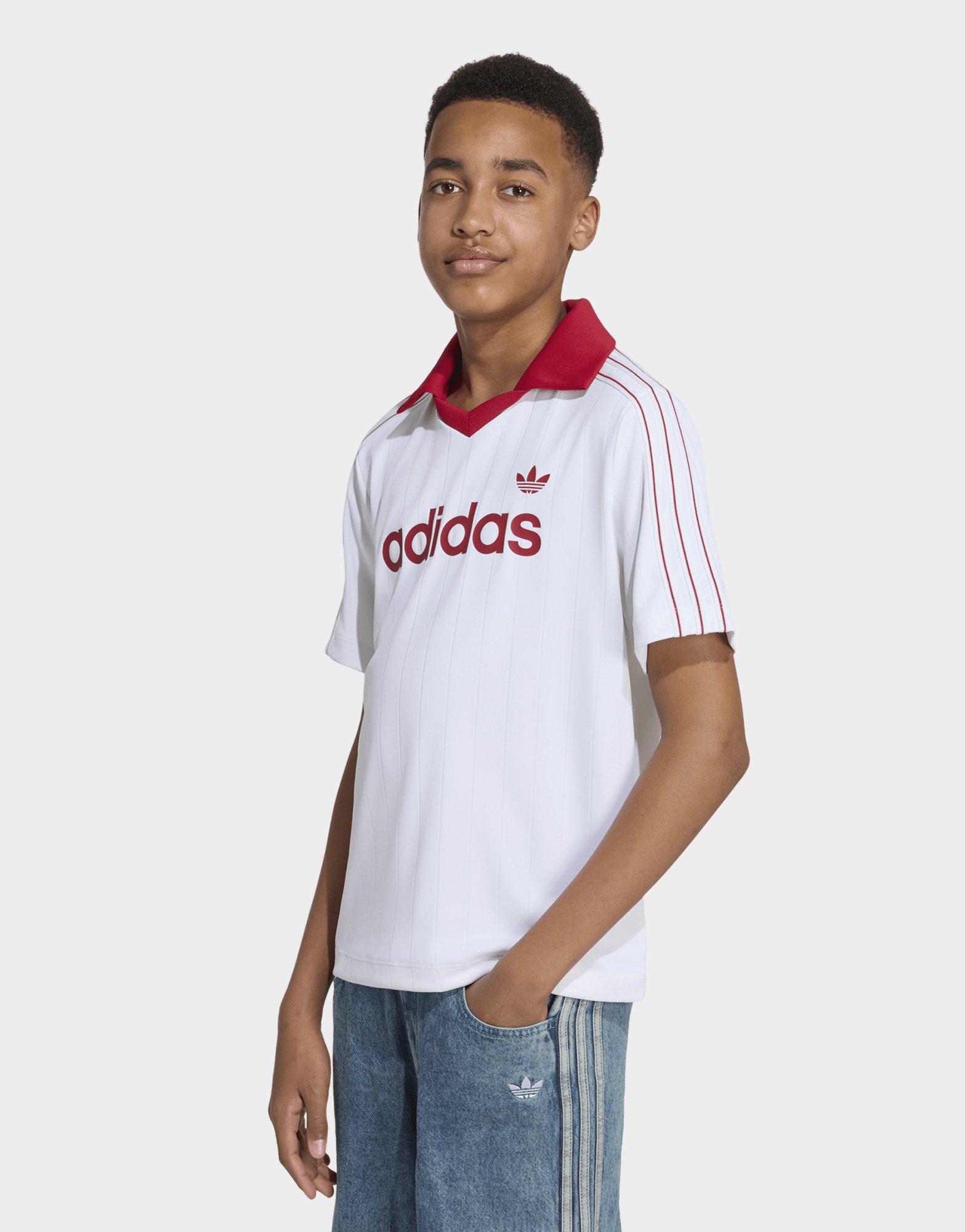 adidas Polo Ampia Pinstripe