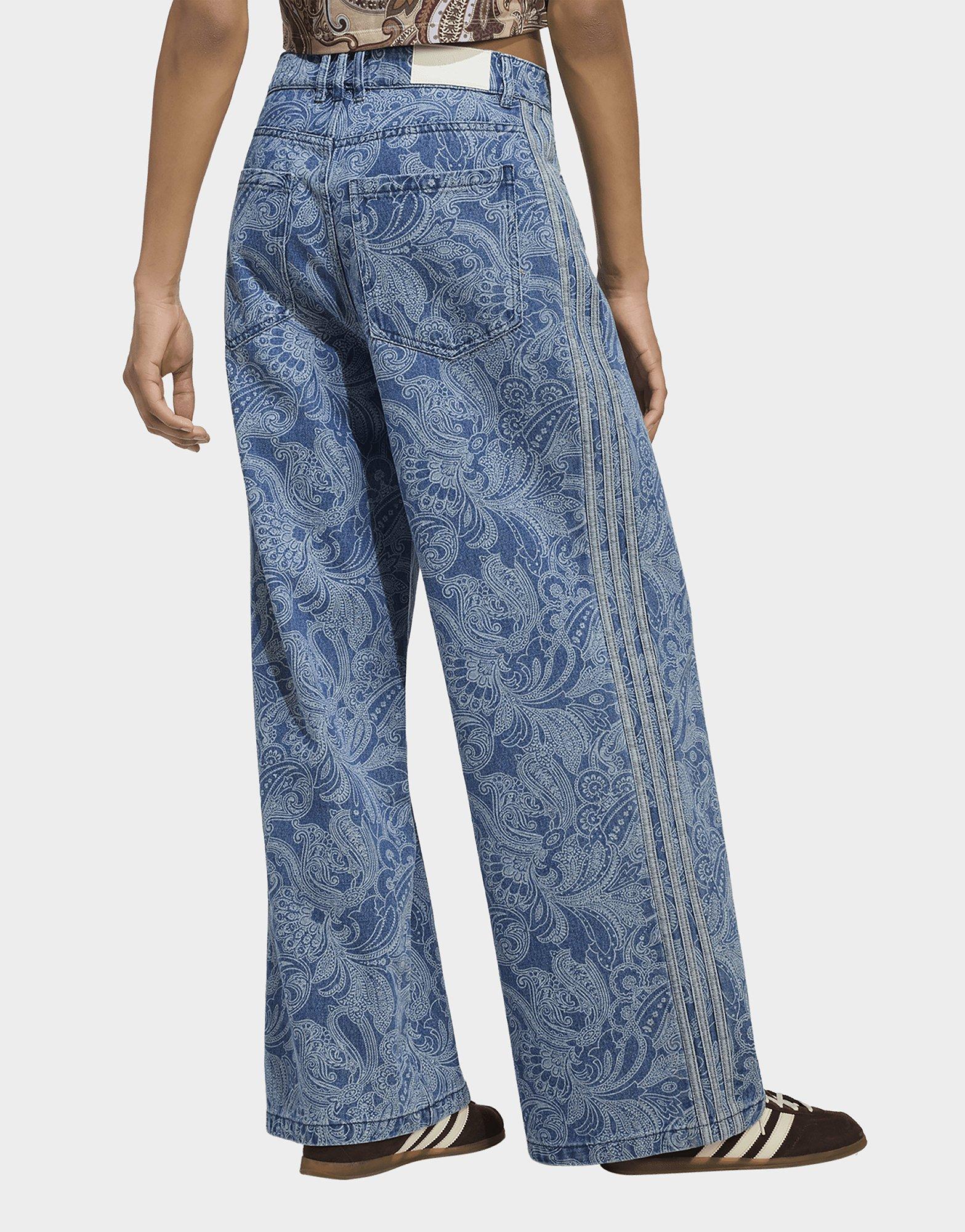 adidas Pantalon Denim Droit Taille Mi-haute Firebird Adidas Liberty London
