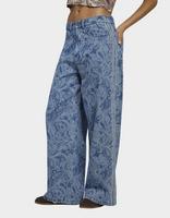 adidas LIBERTY LONDON FIREBIRD MID RISE STRAIGHT DENIM PANT