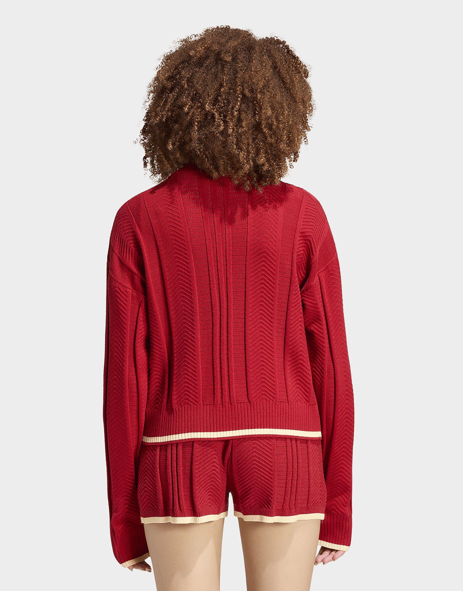adidas Cable Knit Firebird Track Top