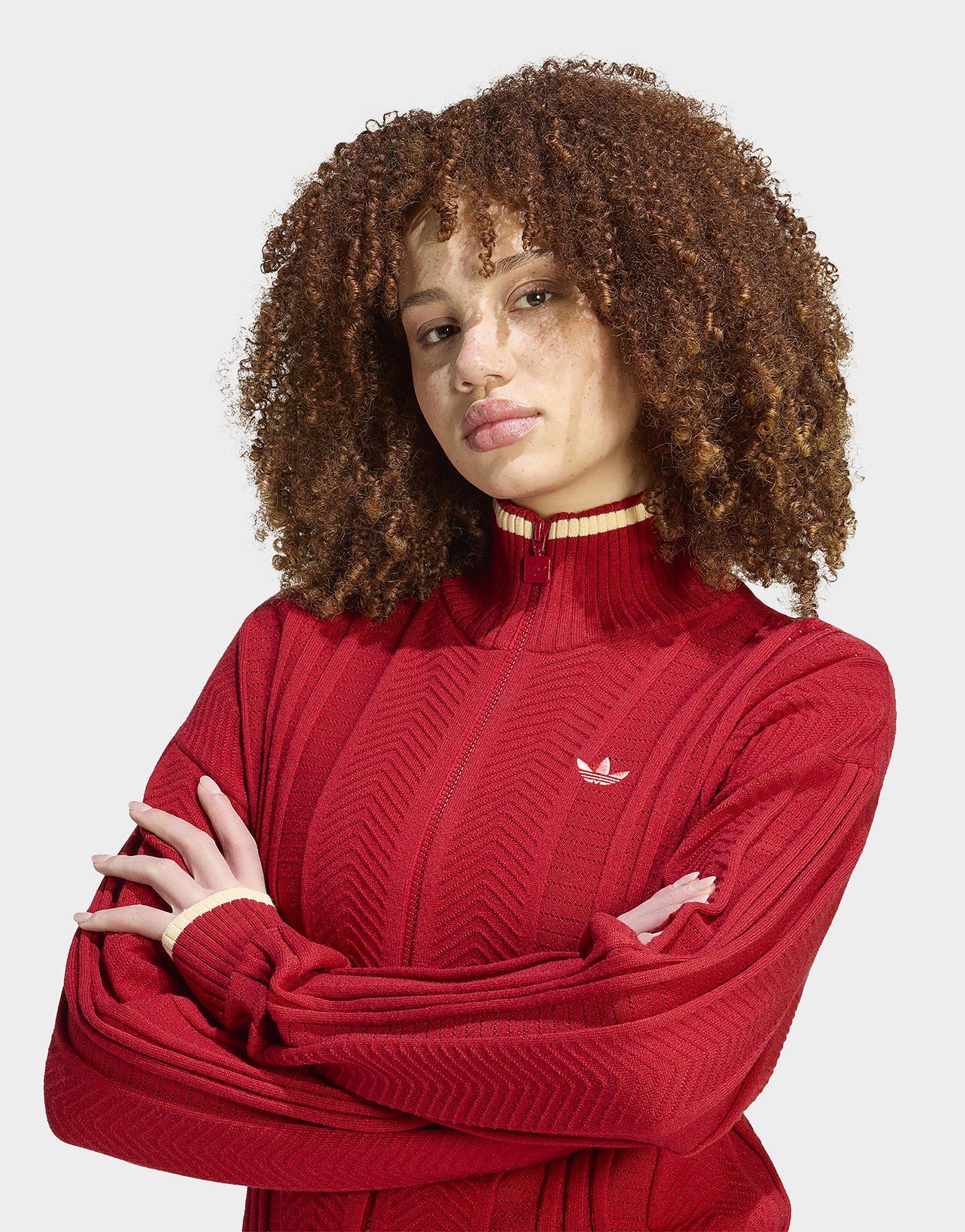 adidas Cable Knit Firebird Track Top