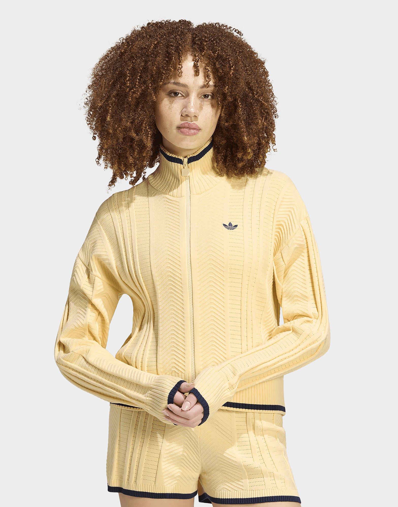 adidas Track Top Cable Knit Firebird