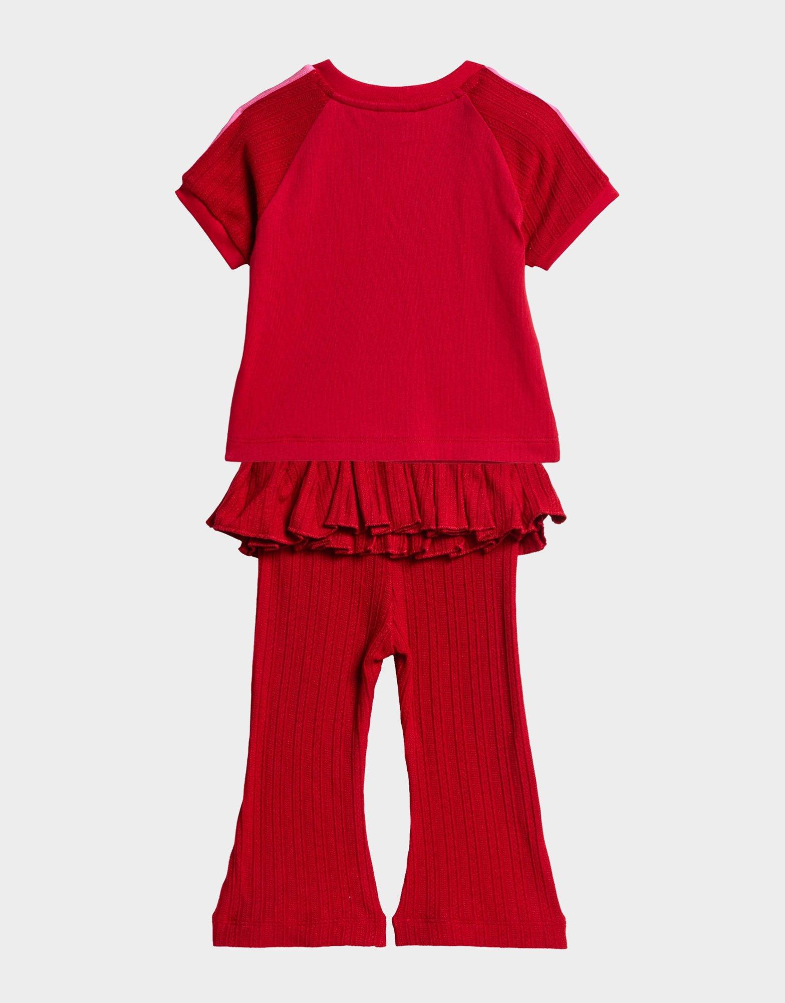adidas Slim-fit Knitted T-shirt Legging Set