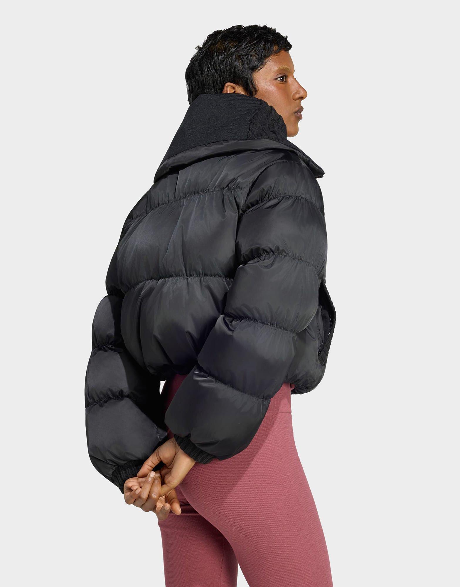adidas Puffer Jacke, Gewirktes Material