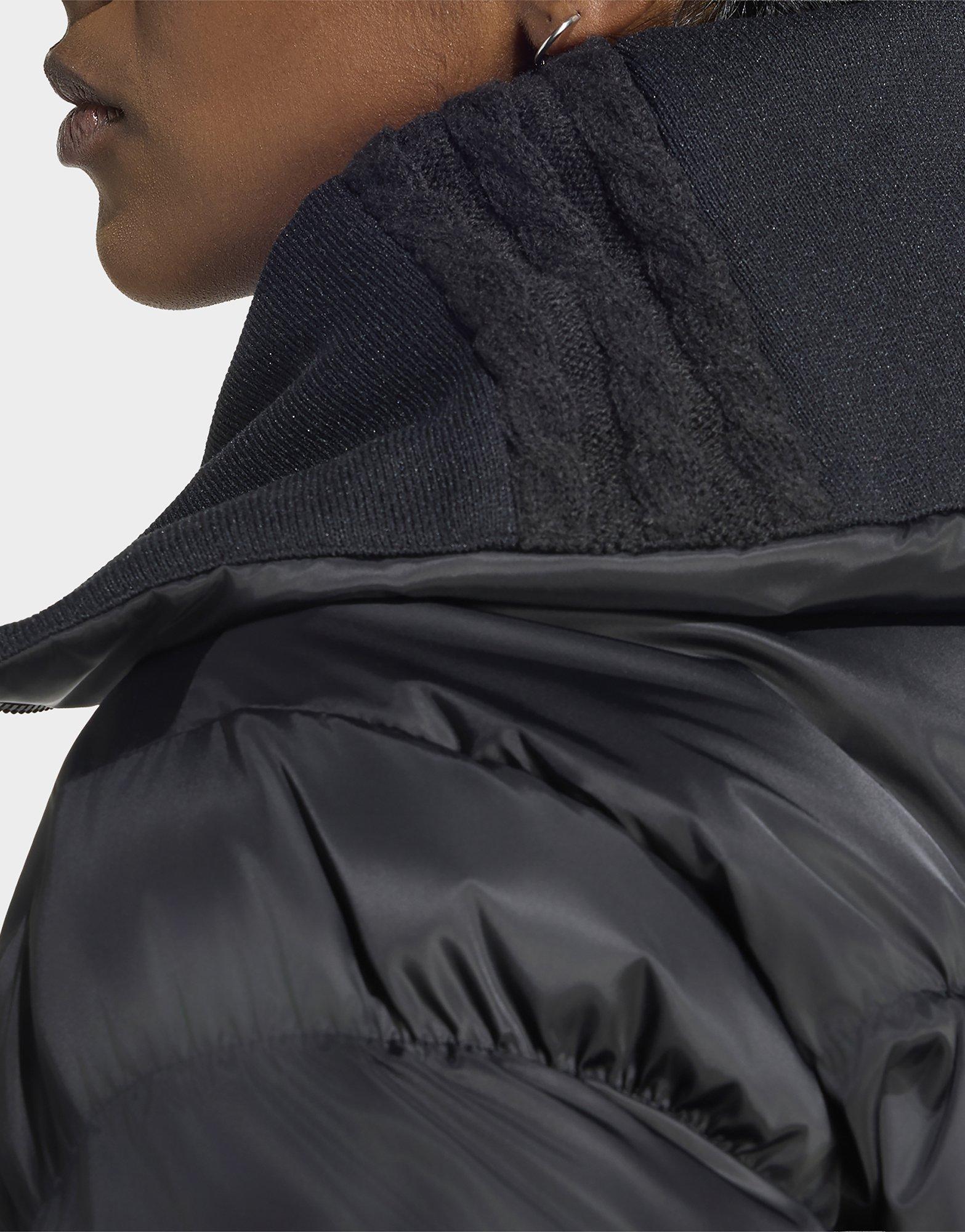 adidas Puffer Jacke, Gewirktes Material