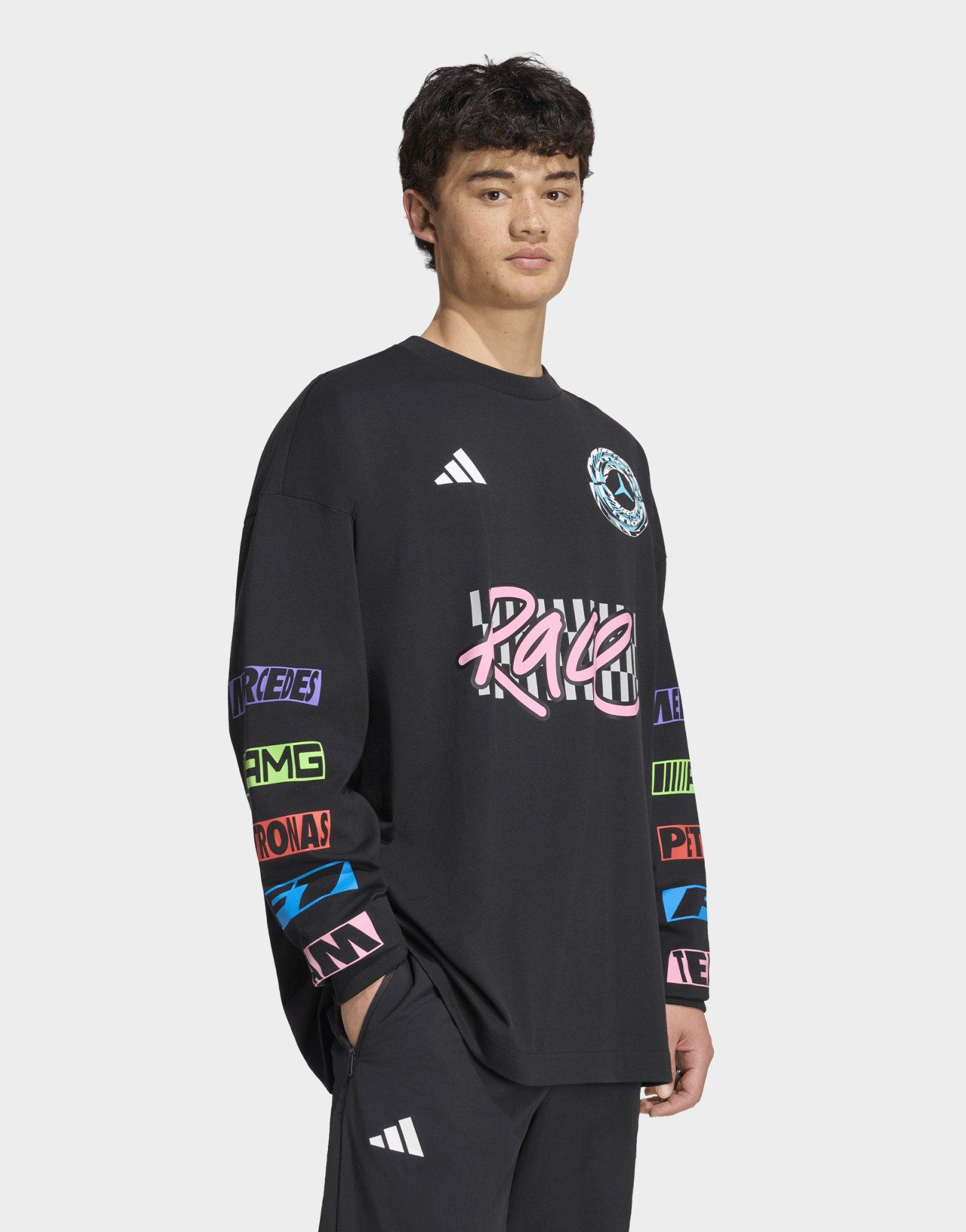 adidas Mercedes - Amg Petronas Formula 1 Team Lights On Longsleeve Tee
