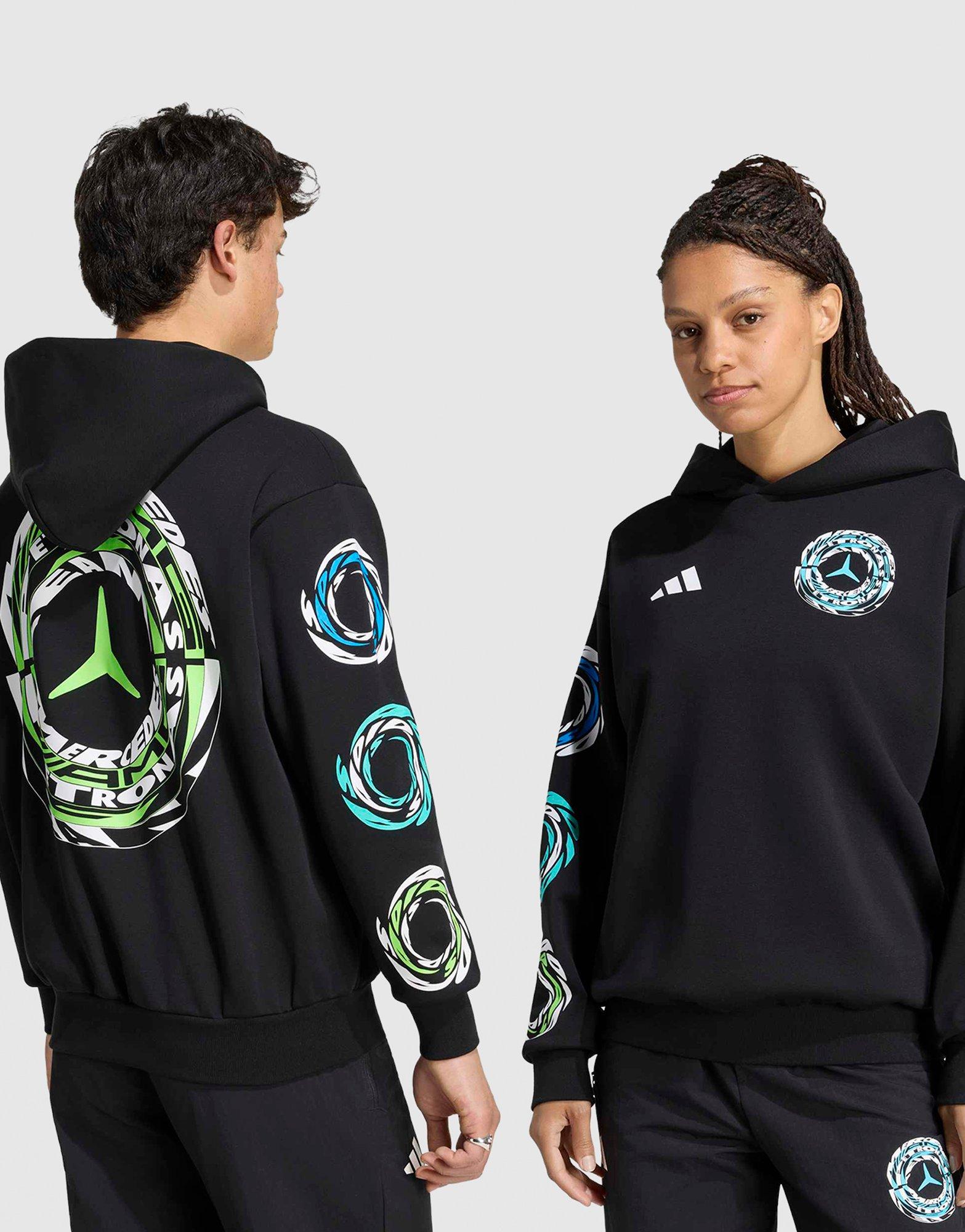 adidas Mercedes Amg Petronas Formula 1 Team Lights On Hoodie
