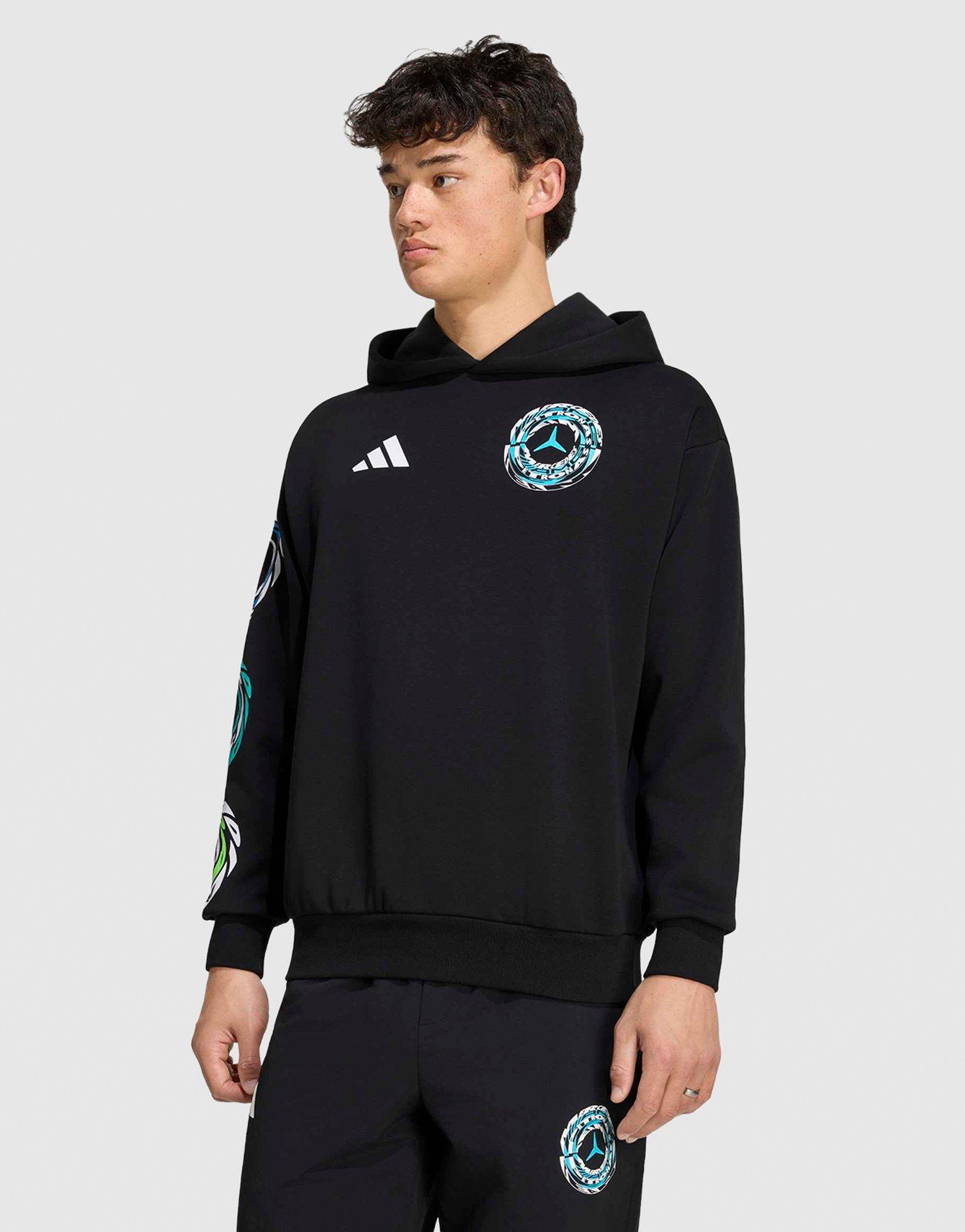adidas Mercedes Amg Petronas Formula 1 Team Lights On Hoodie