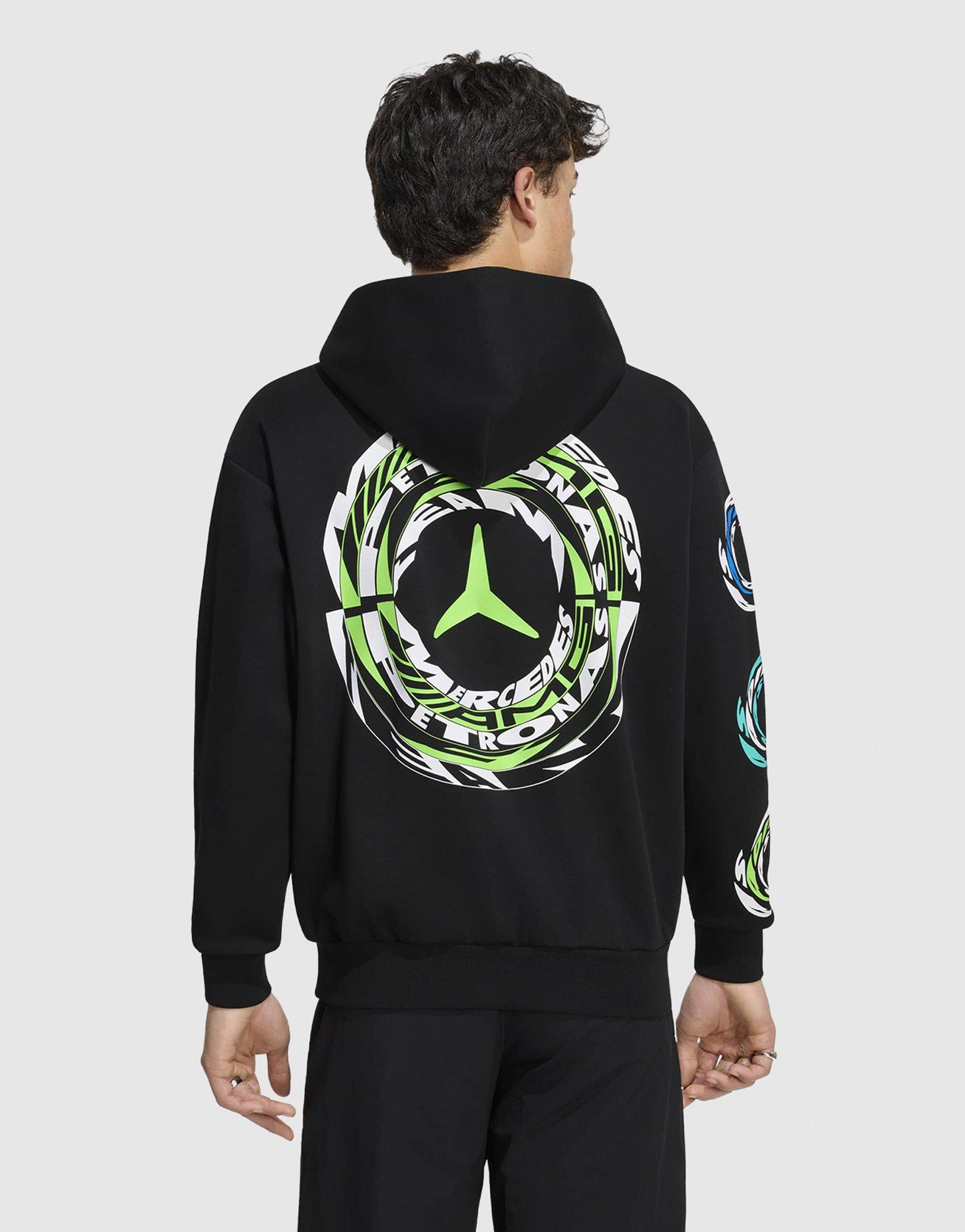 adidas Mercedes Amg Petronas Formula 1 Team Lights On Hoodie