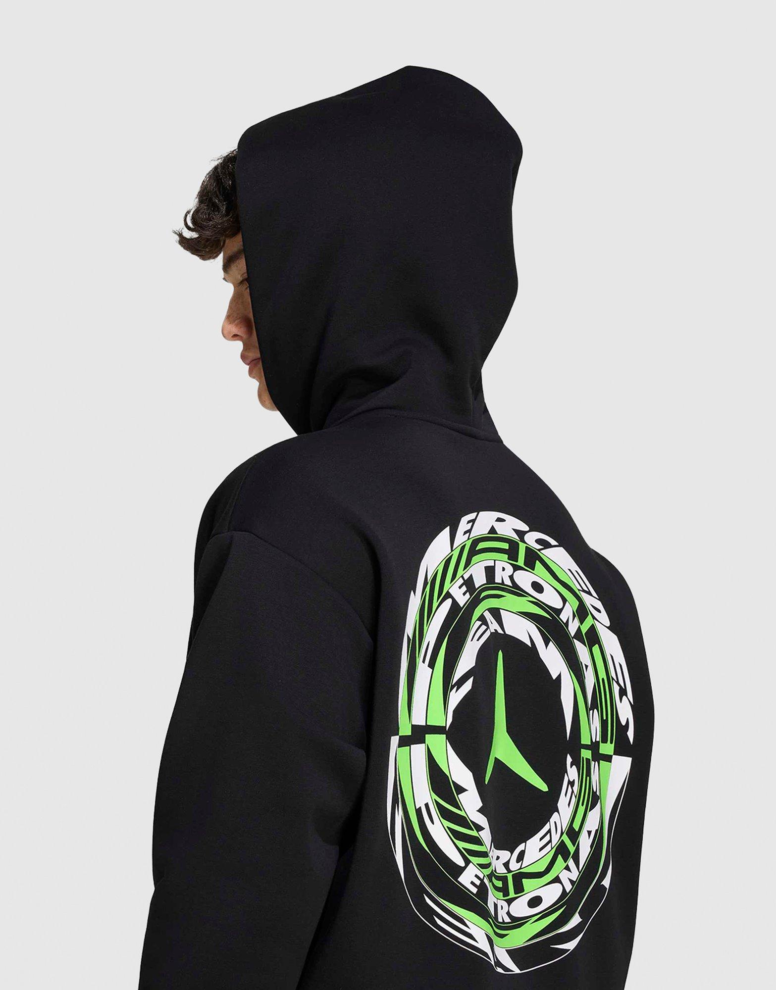 adidas Mercedes Amg Petronas Formula 1 Team Lights On Hoodie