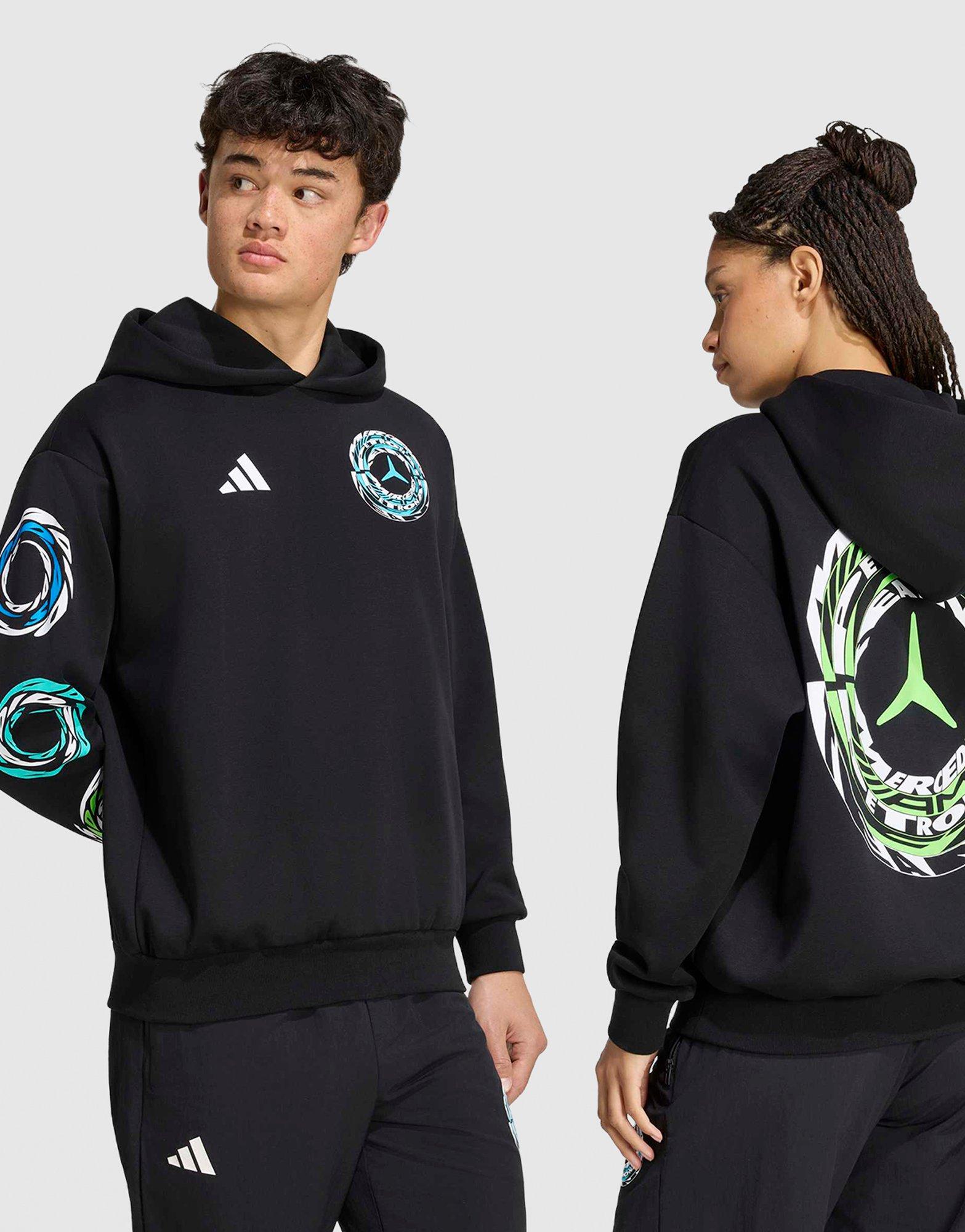 adidas Mercedes - Amg Petronas Formula 1 Team Lights On Hood Sweatshirt
