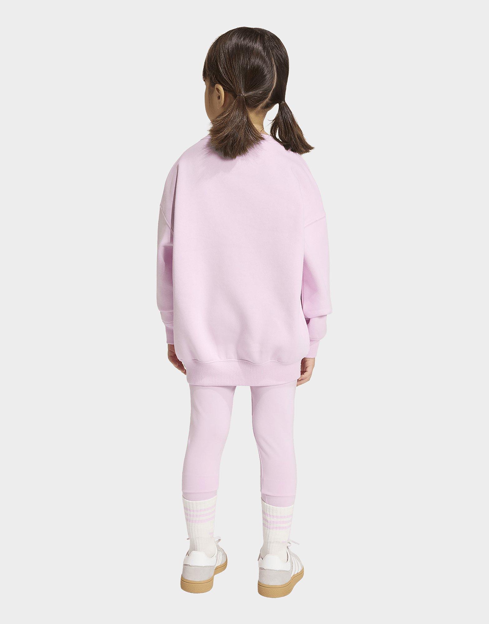 adidas Oversize Set Sweatshirt Rundhalsausschnitt Leggings