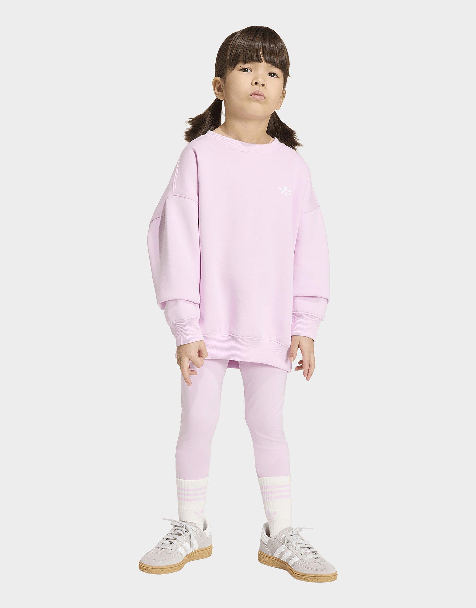 adidas Set Leggings E Felpa Girocollo Oversize