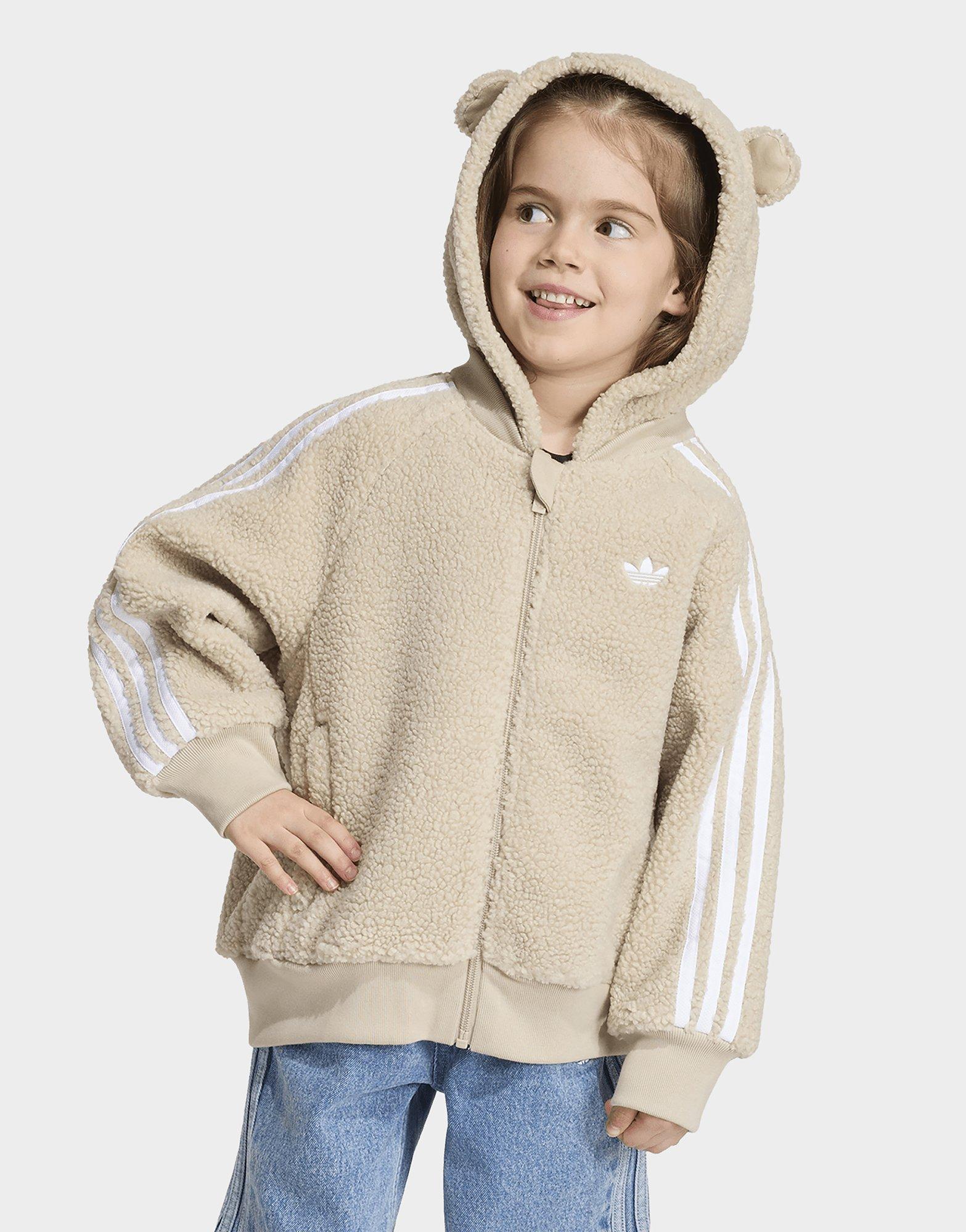 adidas Giacca Da Allenamento Con Cappuccio Adidas Care Bears Sst Teddy In Tessuto Felpato