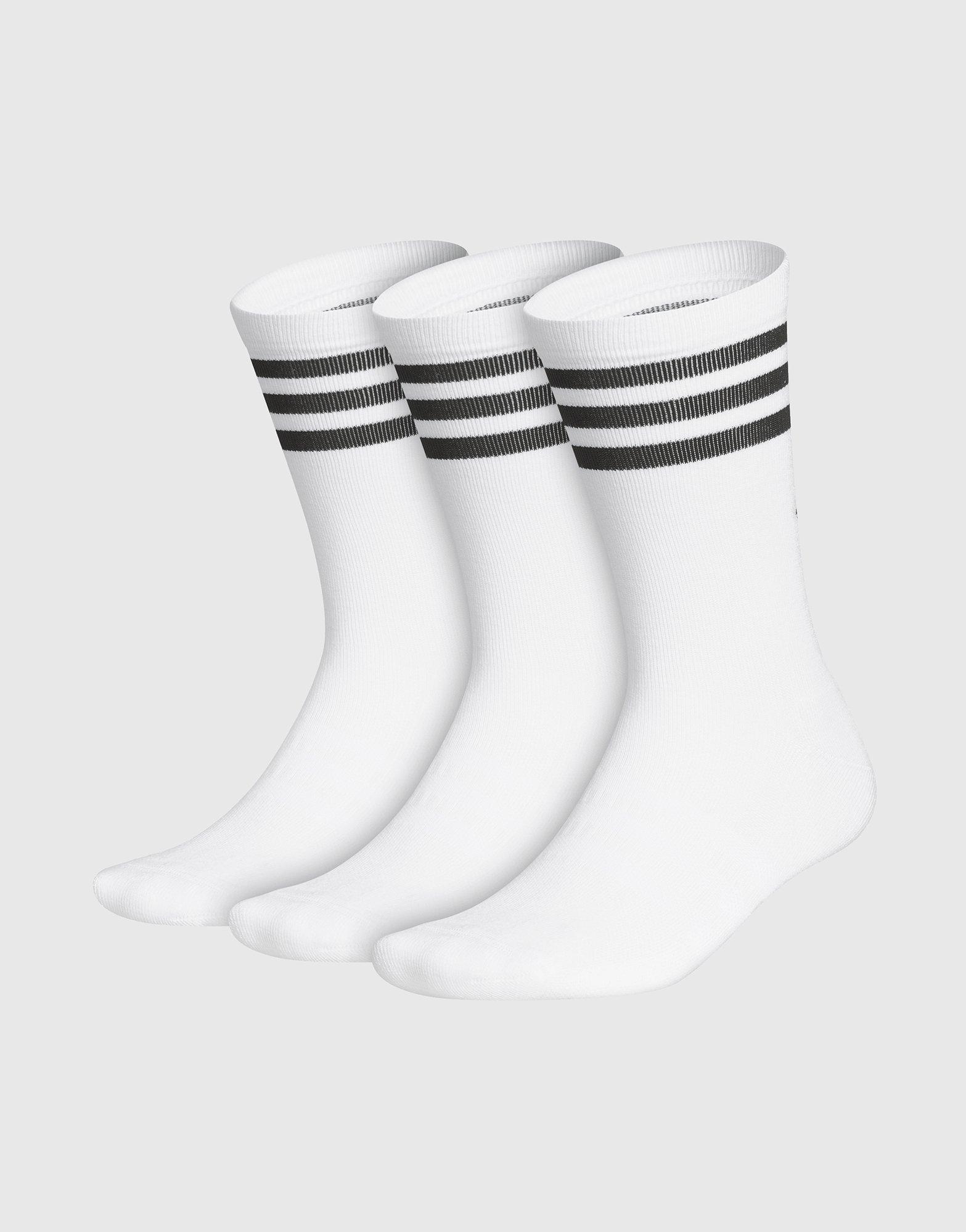 adidas 3 Pk Crew Socks