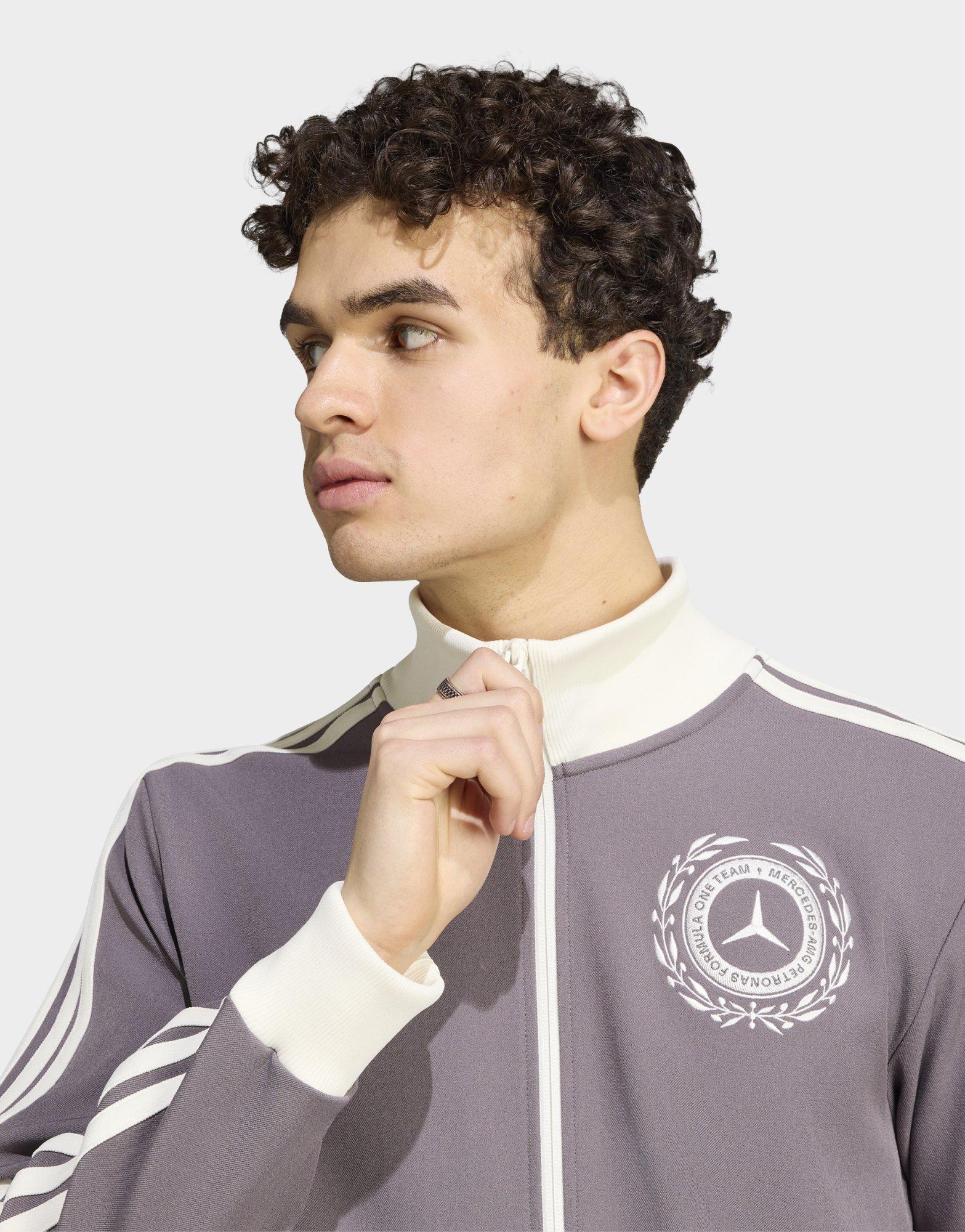 adidas Veste De Survêtement Hommes Mercedes - Amg Petronas Formula 1 Team Silver Arrows Icon