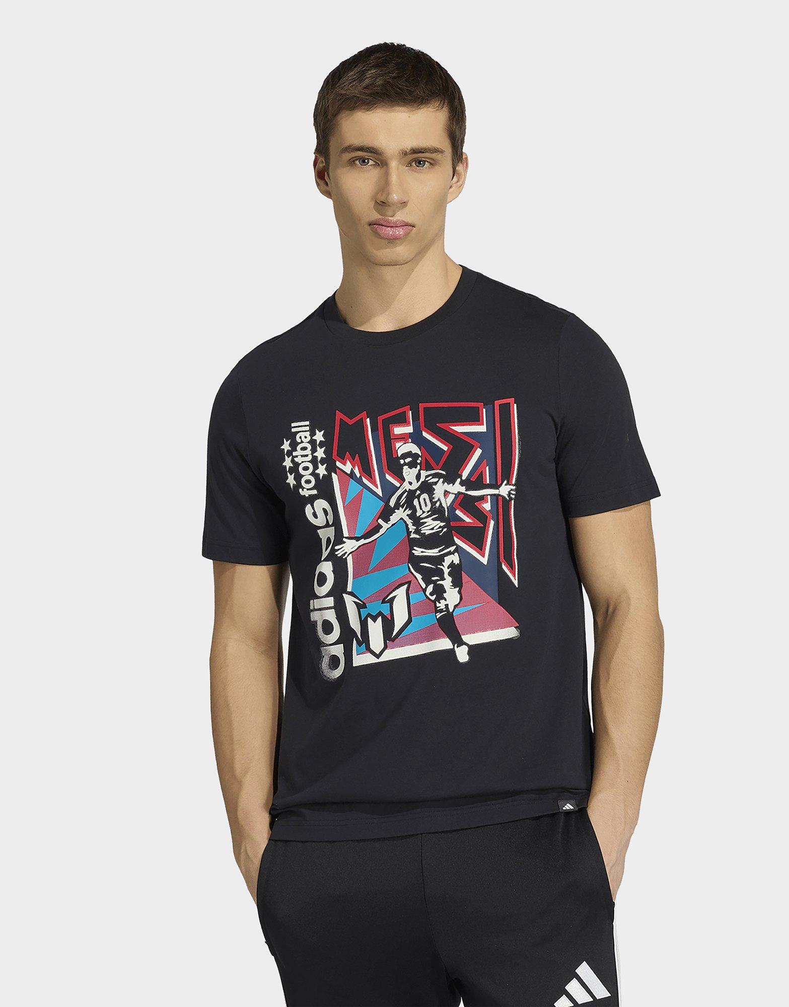 adidas T-shirt Con Grafica Divertente Messi