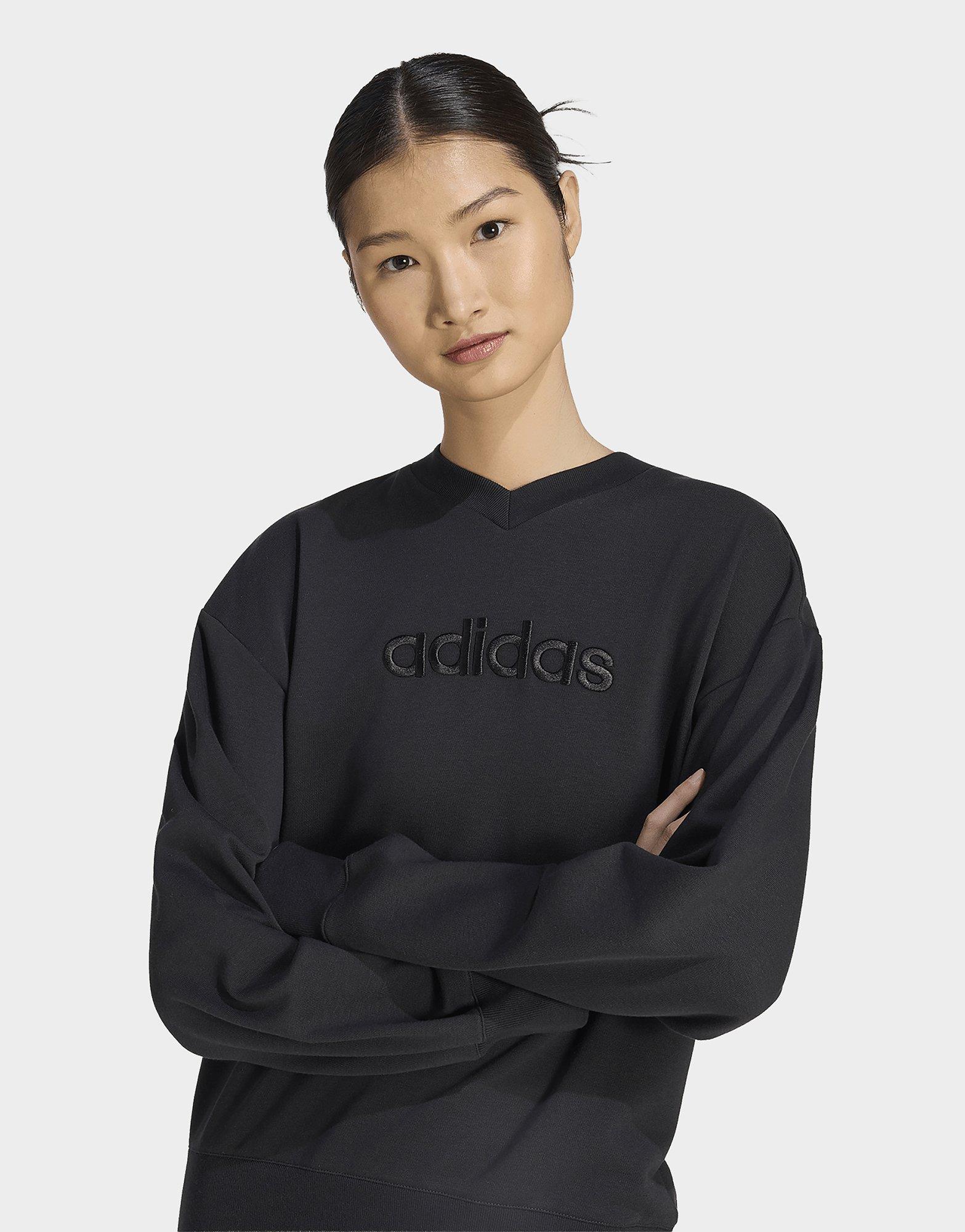 adidas Seasonal Essentials Satin-sweatshirt, V-ausschnitt