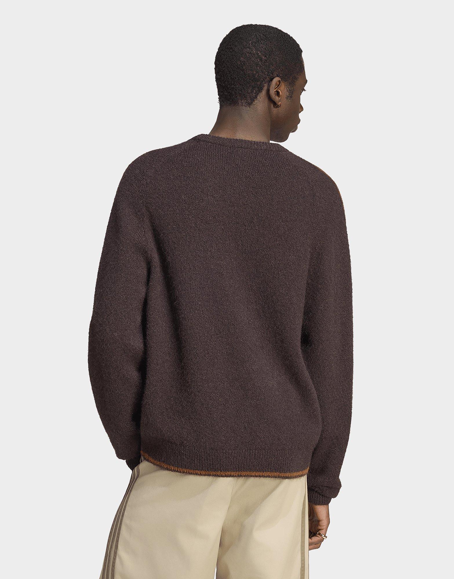 adidas Sweat-shirt Ras-du-cou Maille Pelucheuse 3 Bandes