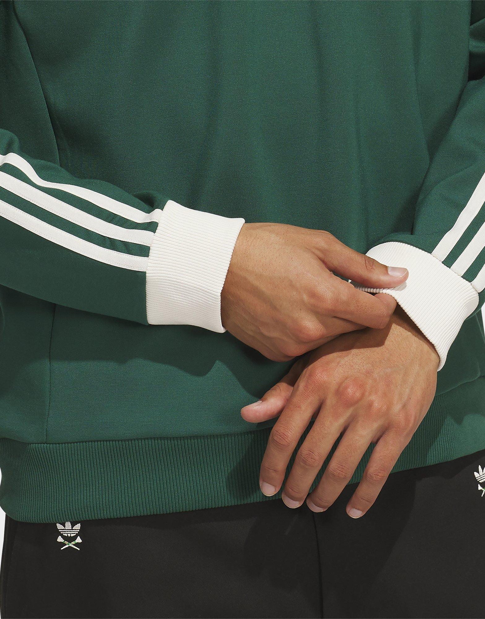 adidas Sweat-shirt À Zip 1/4 3 Bandes Originals