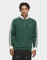 adidas Originals 3-stripes Sweatshirt Met Halflange Rits