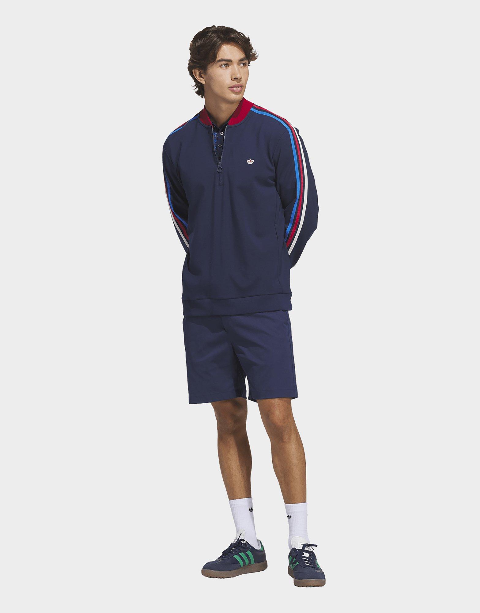 adidas Sweat-shirt À Zip 1/4 3 Bandes Originals