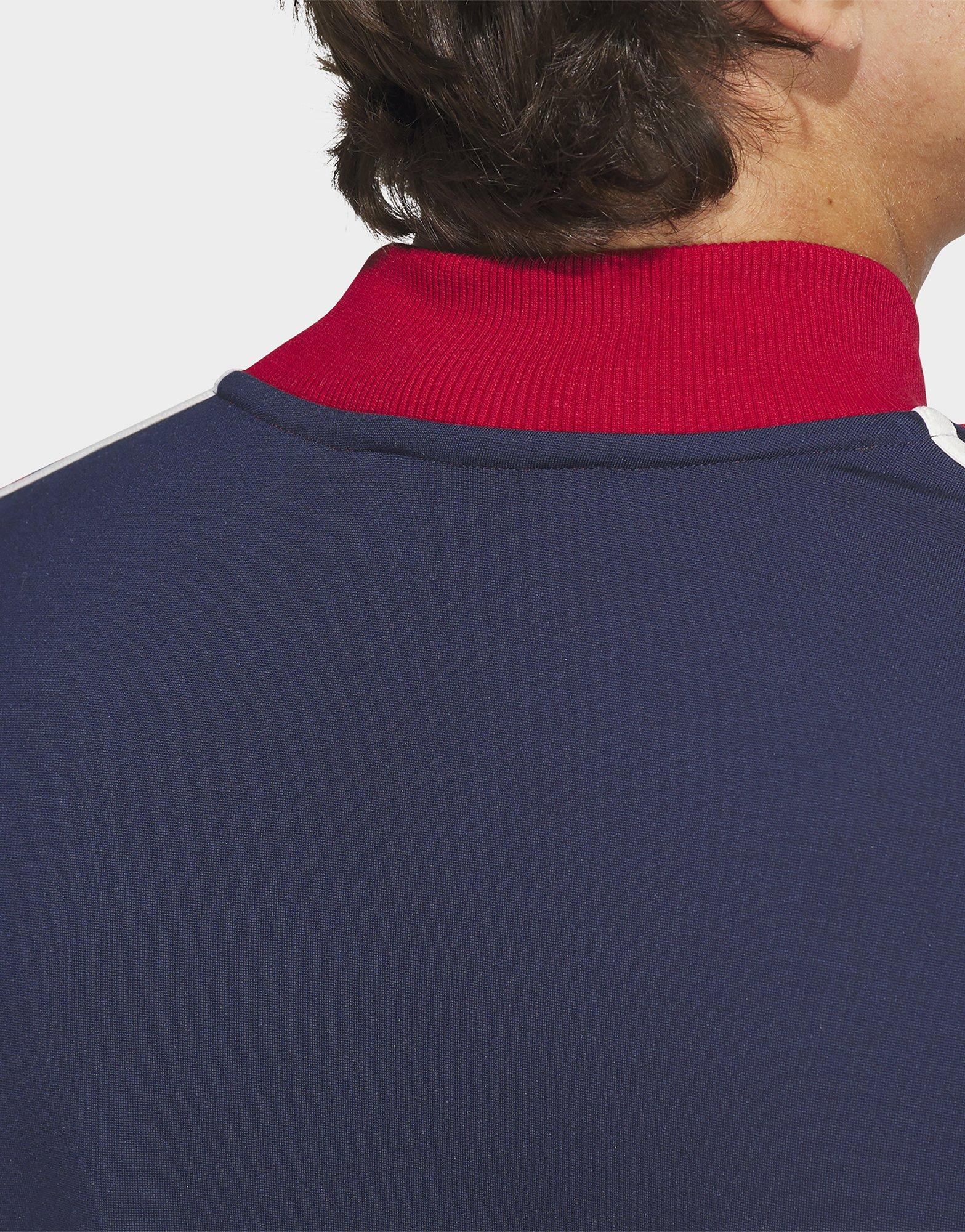 adidas Sweat-shirt À Zip 1/4 3 Bandes Originals