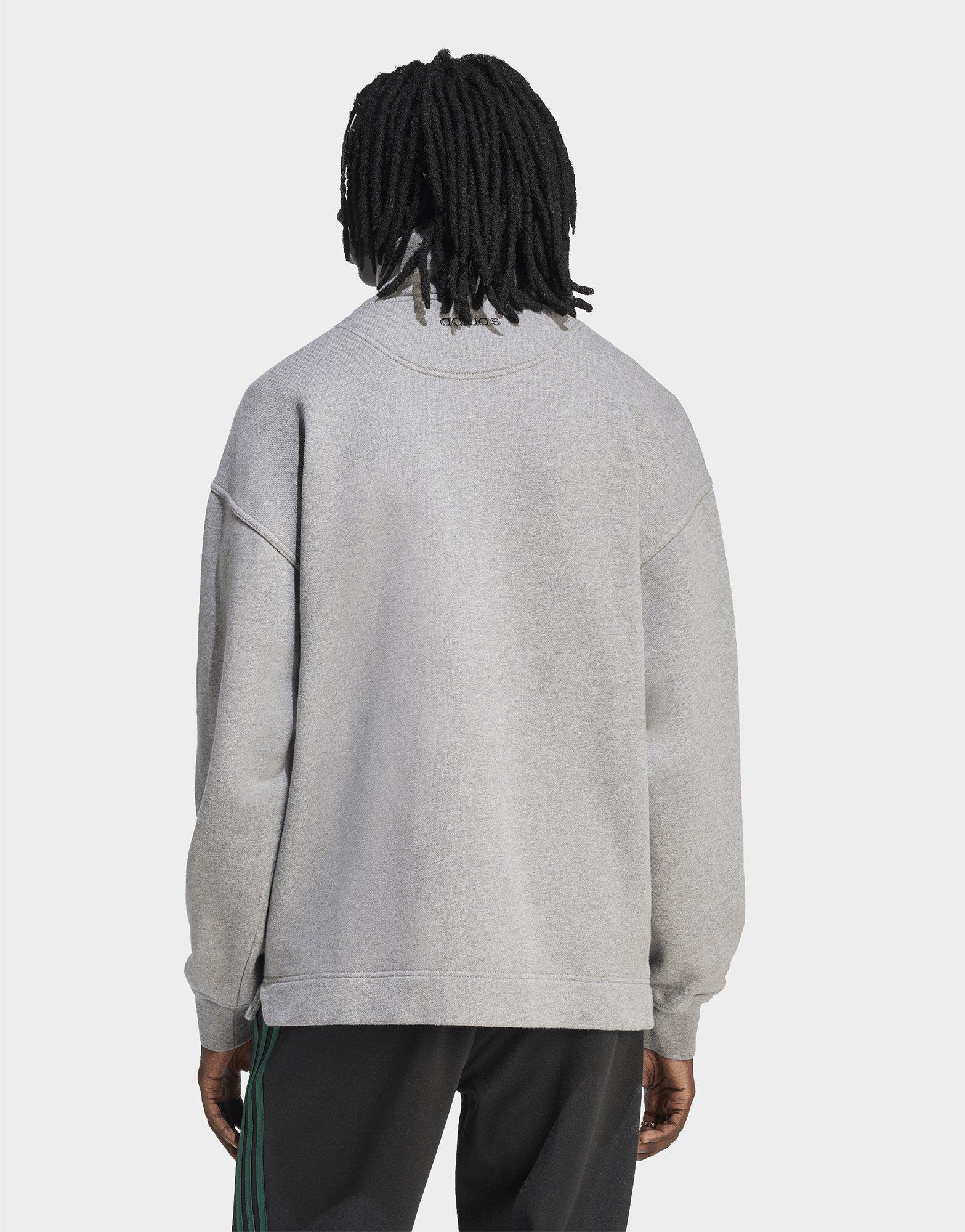 adidas 90s ALTERNATIVE SPORT HALF ZIP GRAPHIC FLEECE SWEATSHIRT