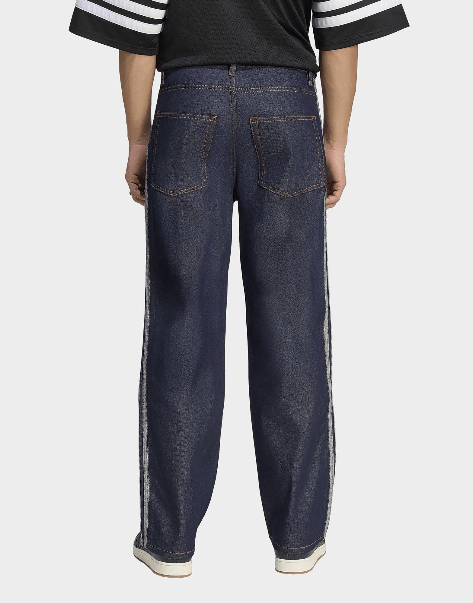 adidas Jean denim droit taille mi-haute Firebird Adicolor