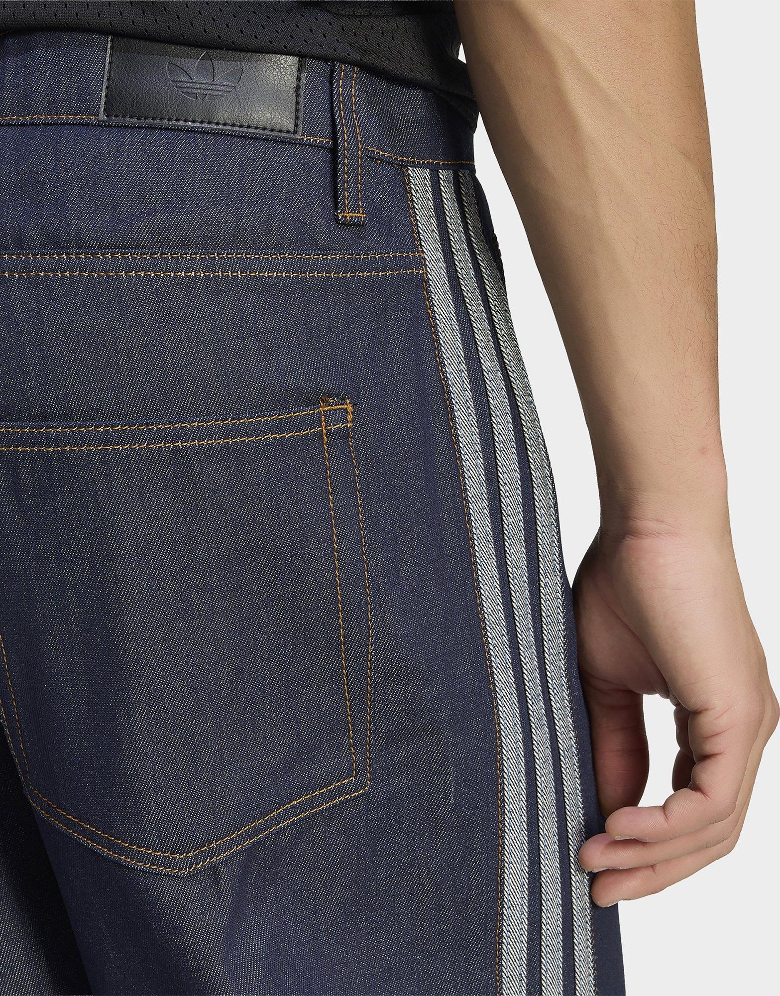 adidas Jean denim droit taille mi-haute Firebird Adicolor