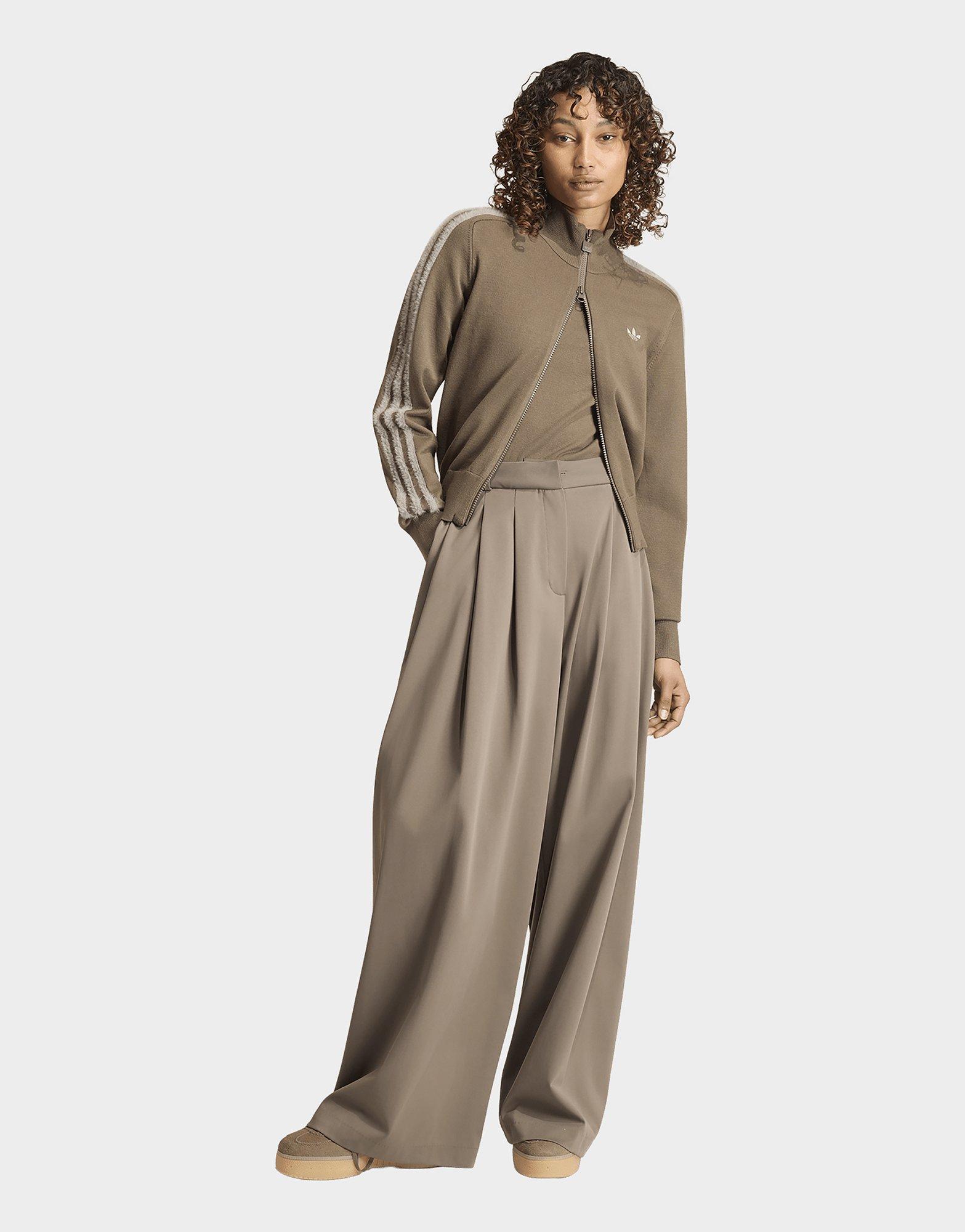 adidas Fluffy 3-Stripes Knit Track Top