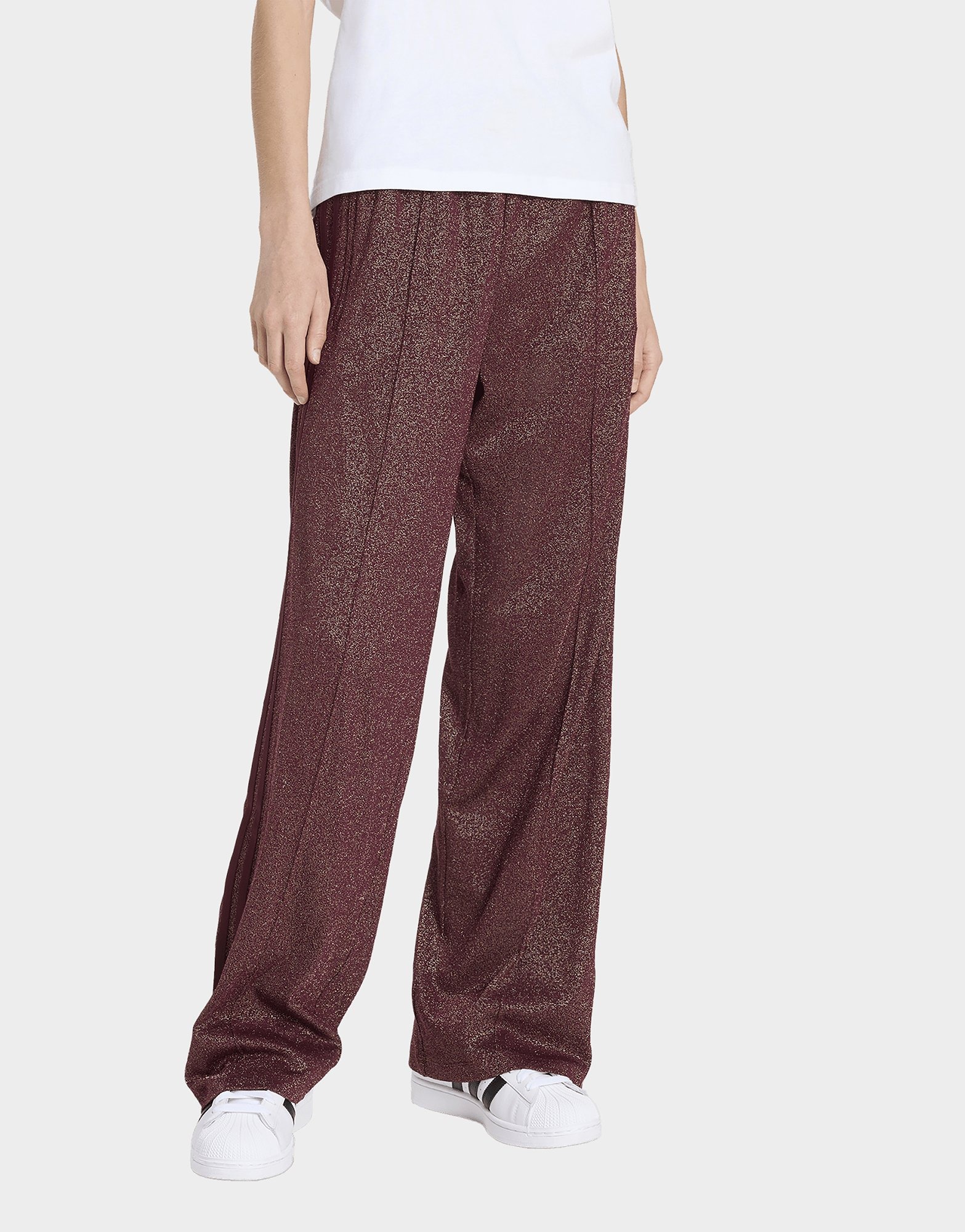 Red adidas Adidas Originals Lurex® Firebird TP Pants JD Sports UK