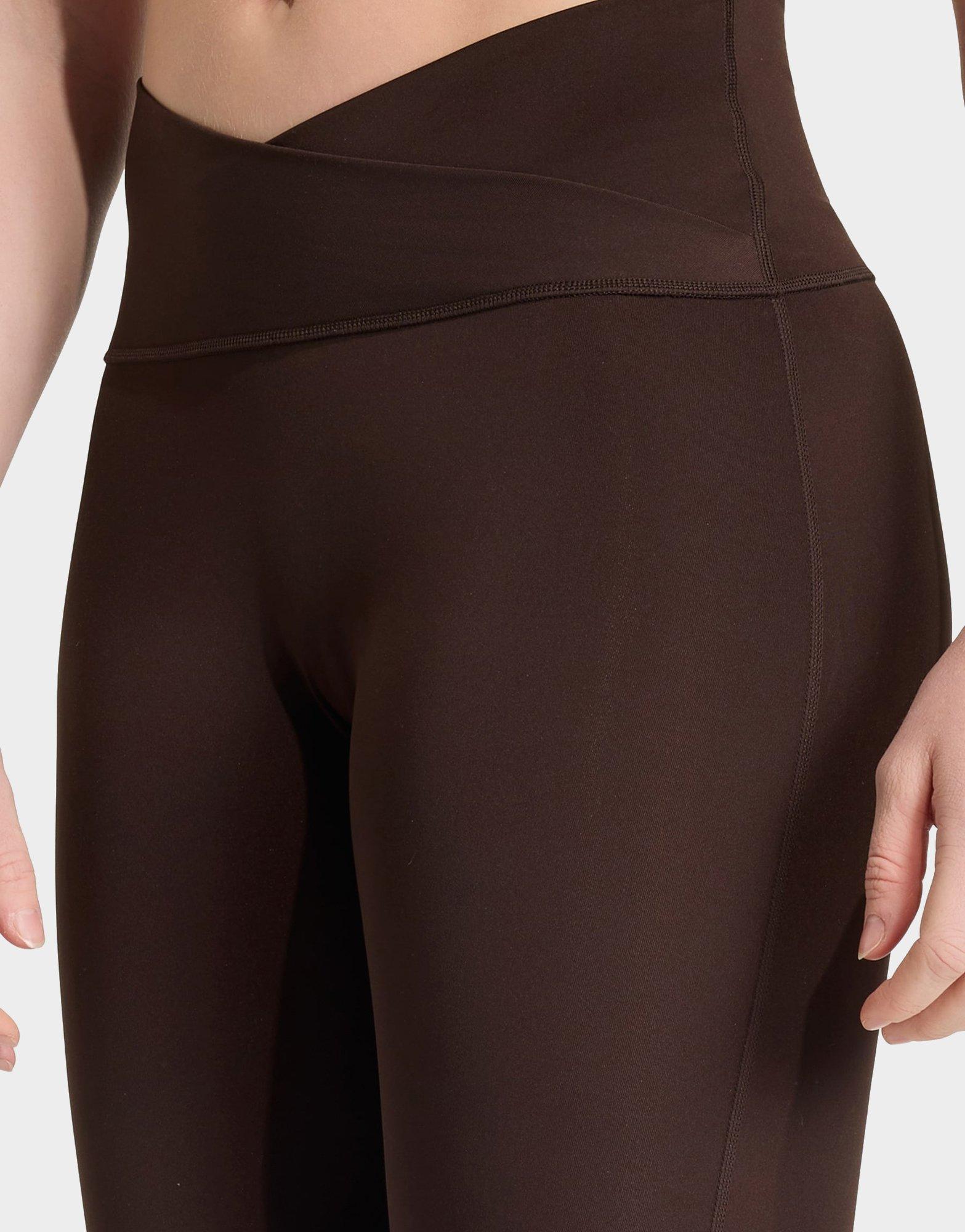 adidas 3-STRIPES STUDIO ALL ME FLARE X-OVER LEGGINGS